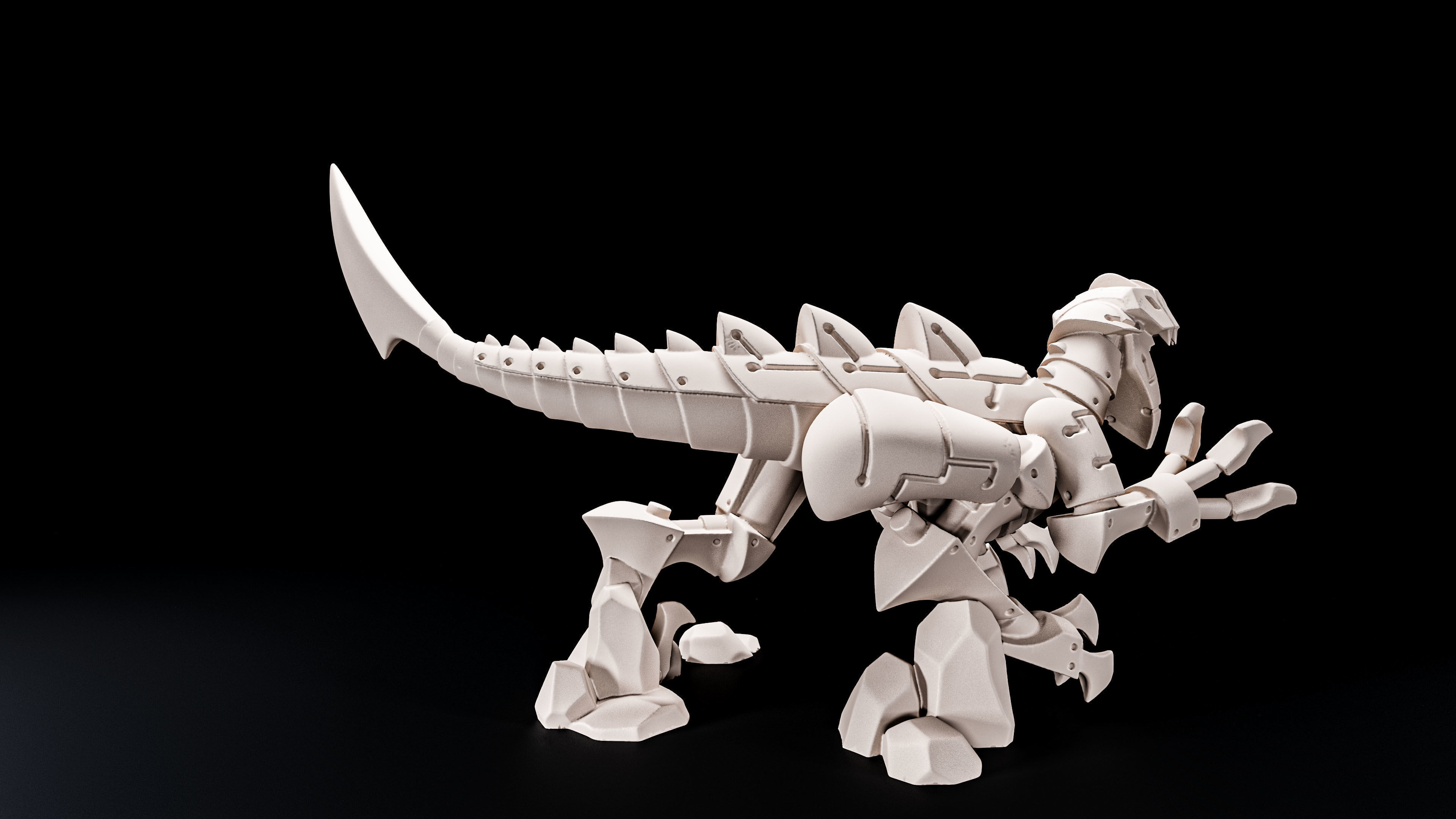 Fools Gold Monsters Monks Mechs Charger No Base 3D print model_2