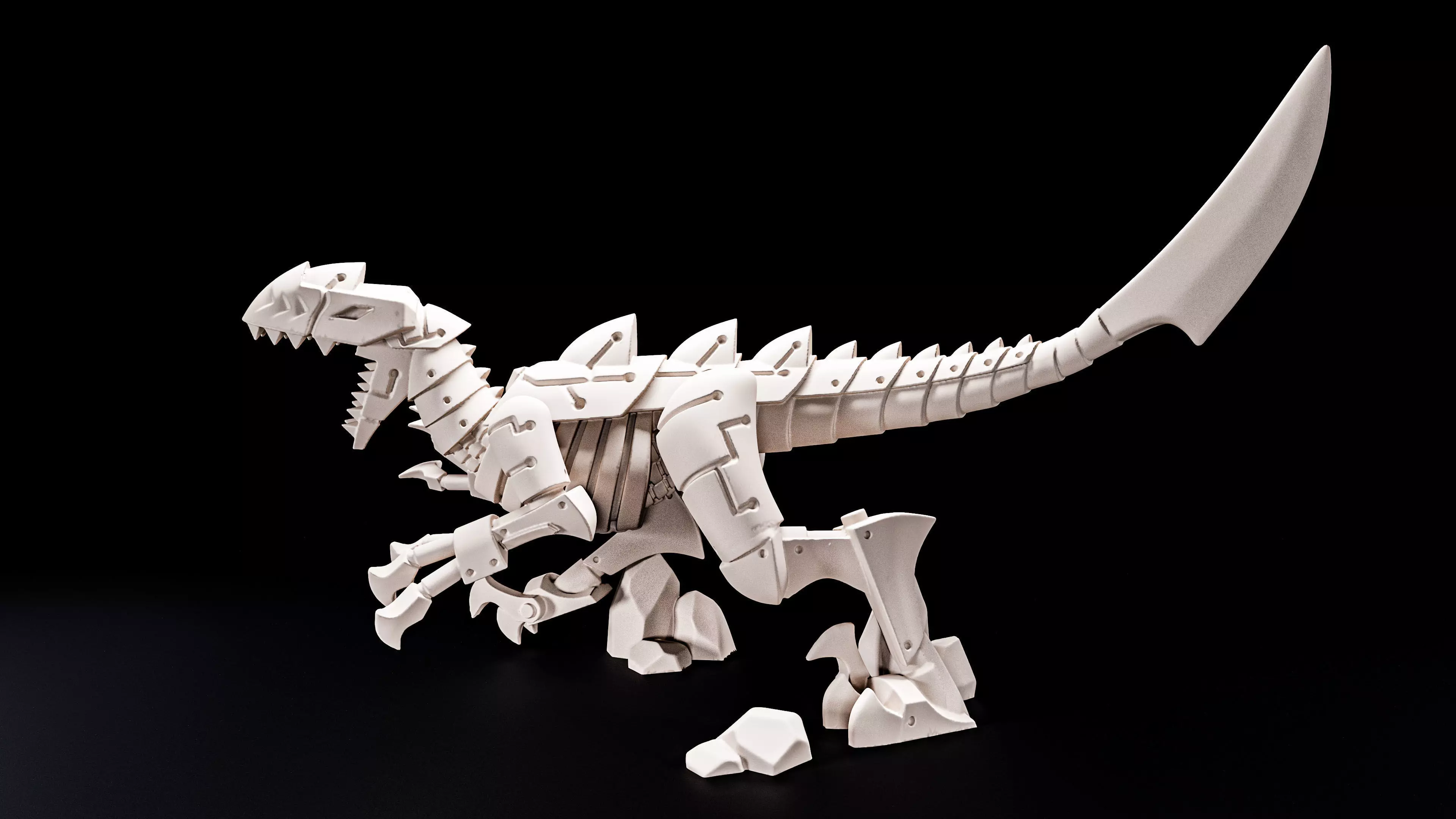 Fools Gold Monsters Monks Mechs Charger No Base 3D print model_0