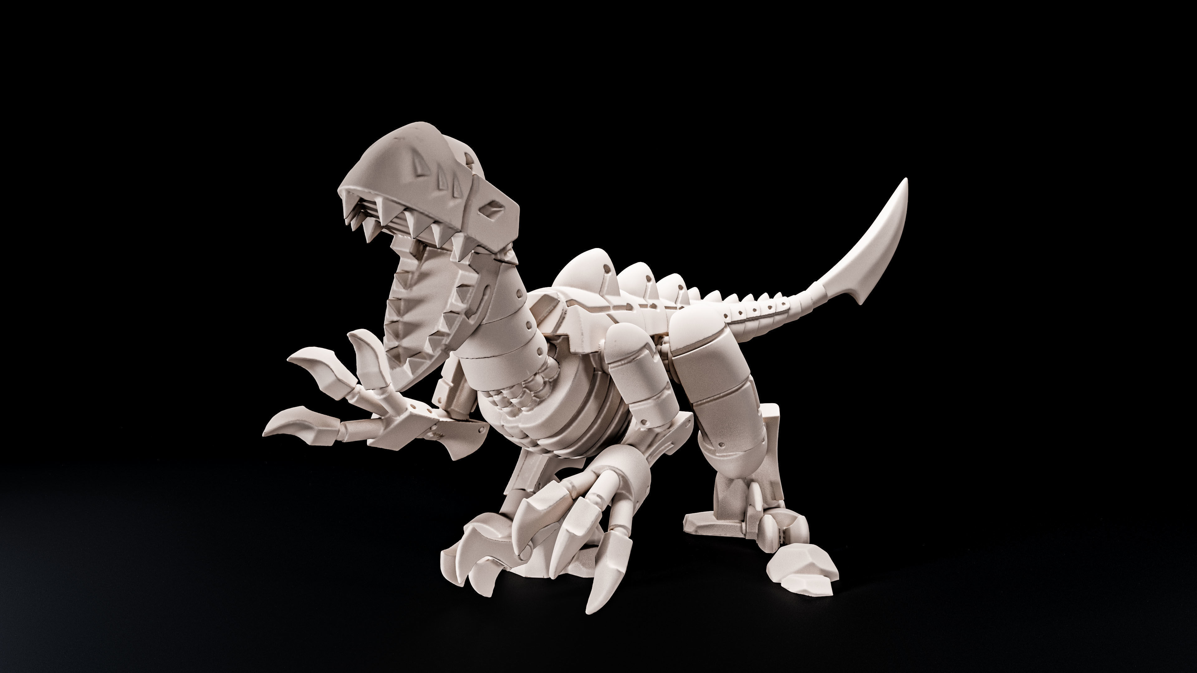 Fools Gold Monsters Monks Mechs Charger No Base 3D print model_1