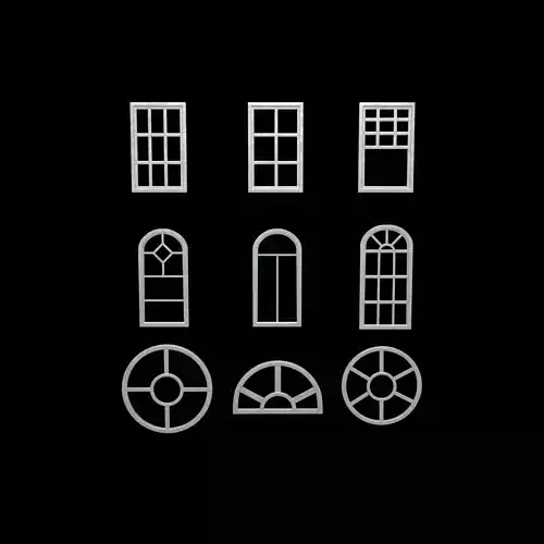 windows 3D model