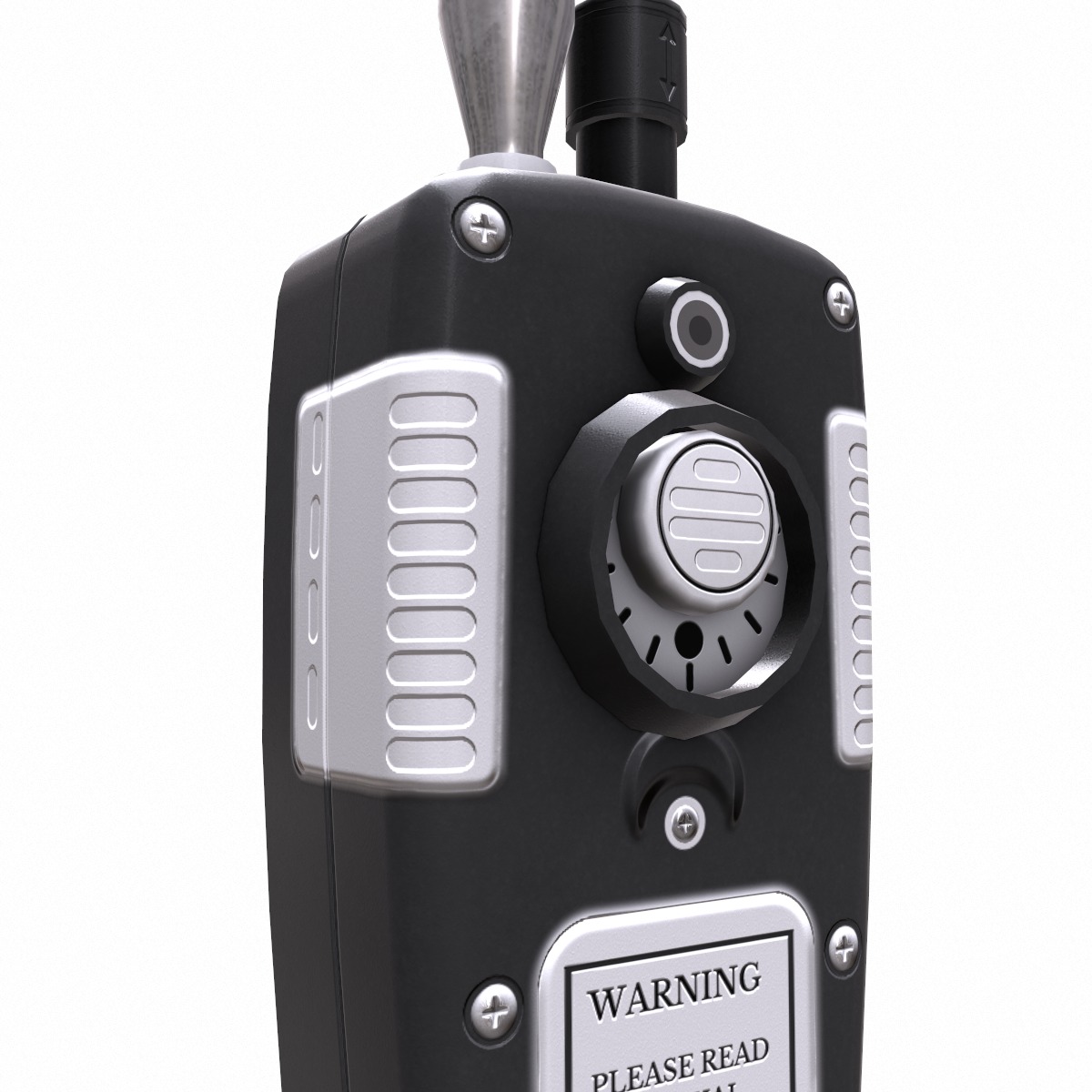 Air Particle Counter with Multiple Gas Detector  Low Poly  Low-poly 3D model_9