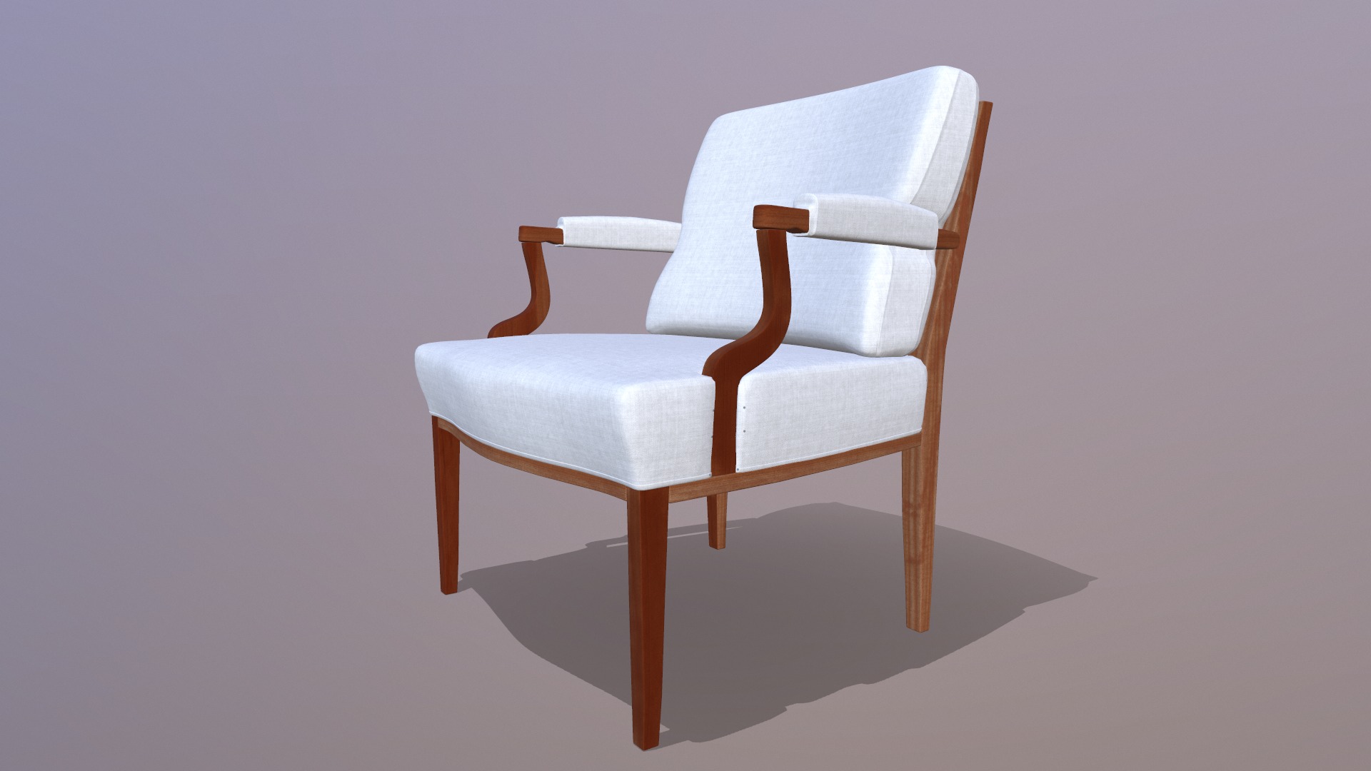 Chair armchair 3D model 3D model_3