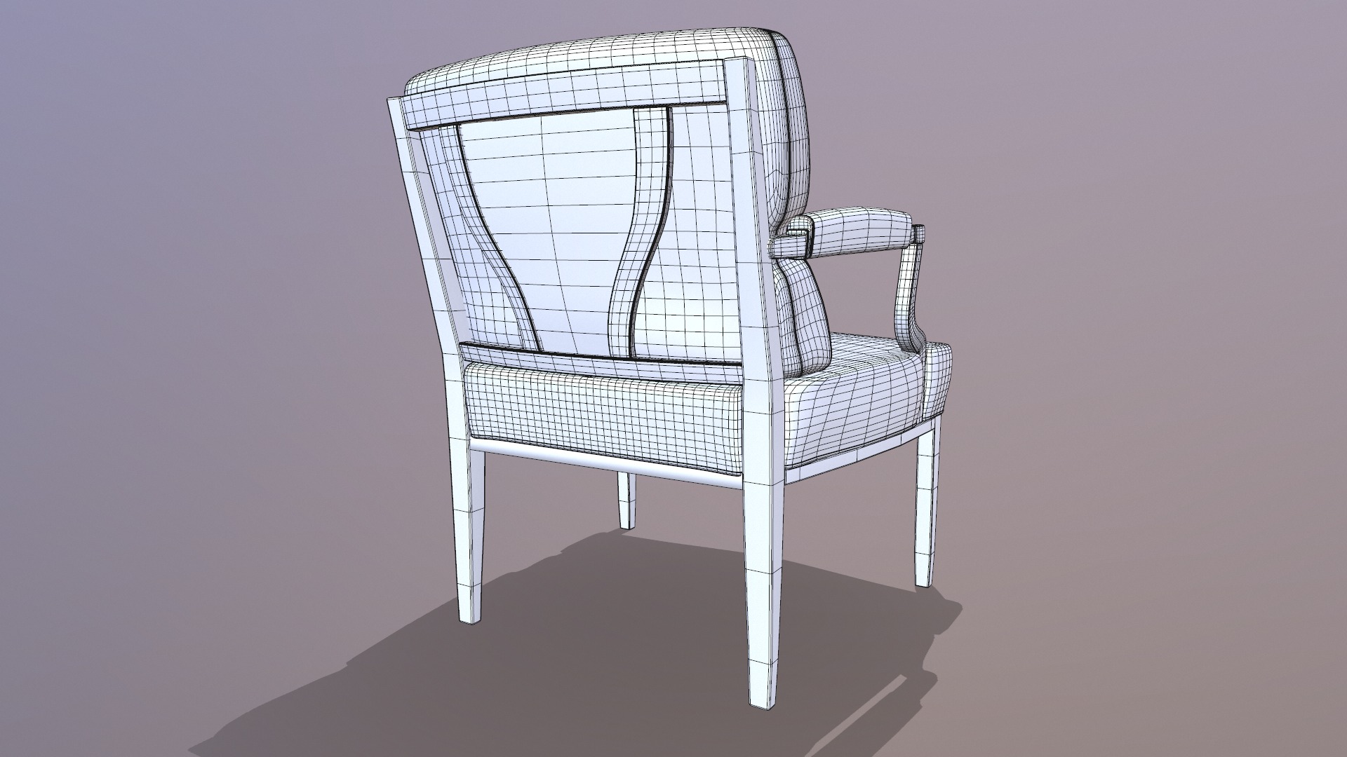 Chair armchair 3D model 3D model_10