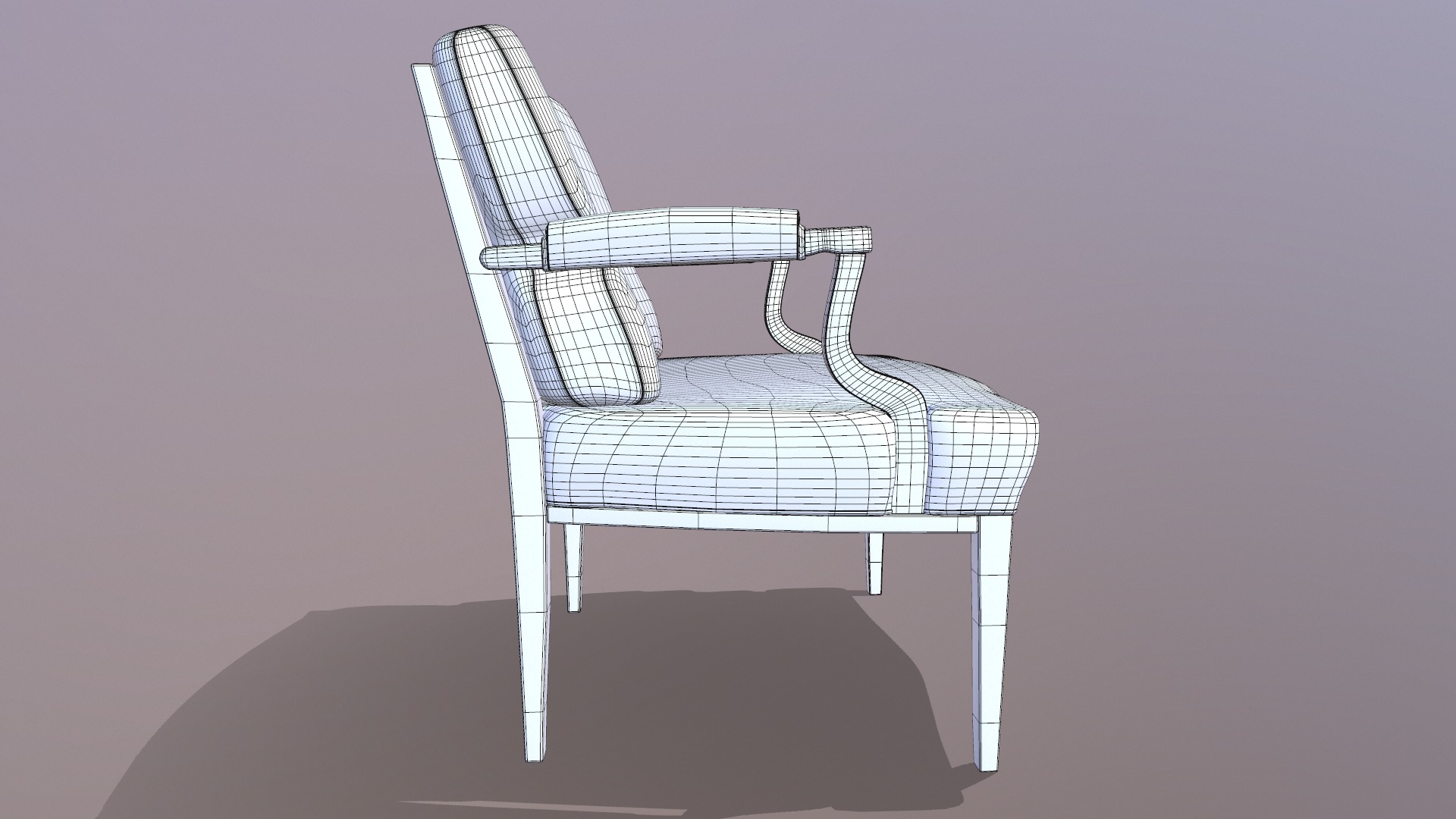 Chair armchair 3D model 3D model_9