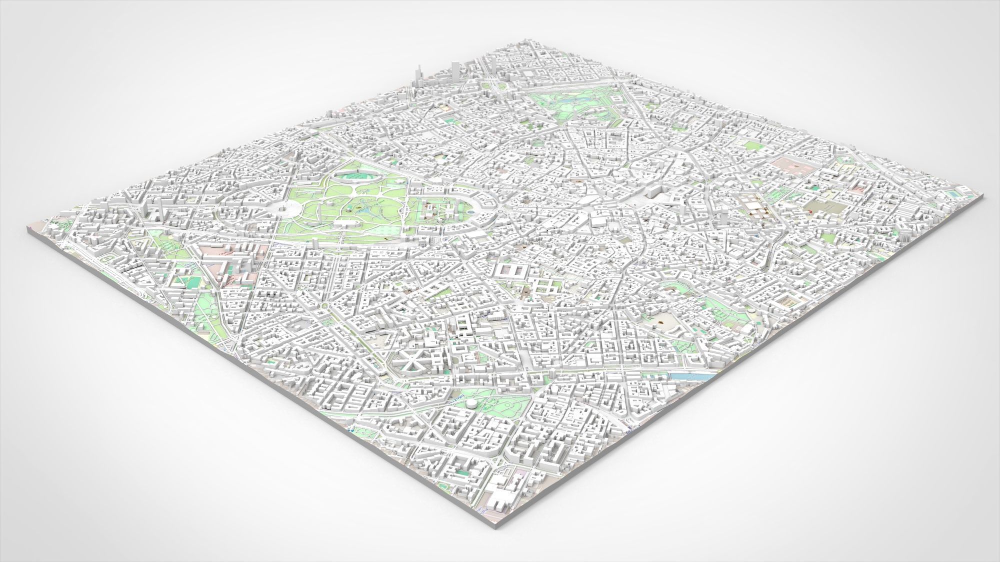Cityscape Milan Italy 3D model_12