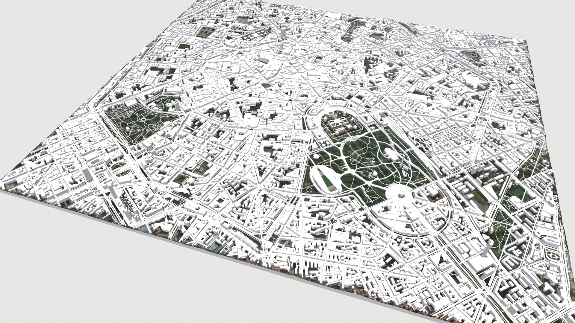 Cityscape Milan Italy 3D model_5