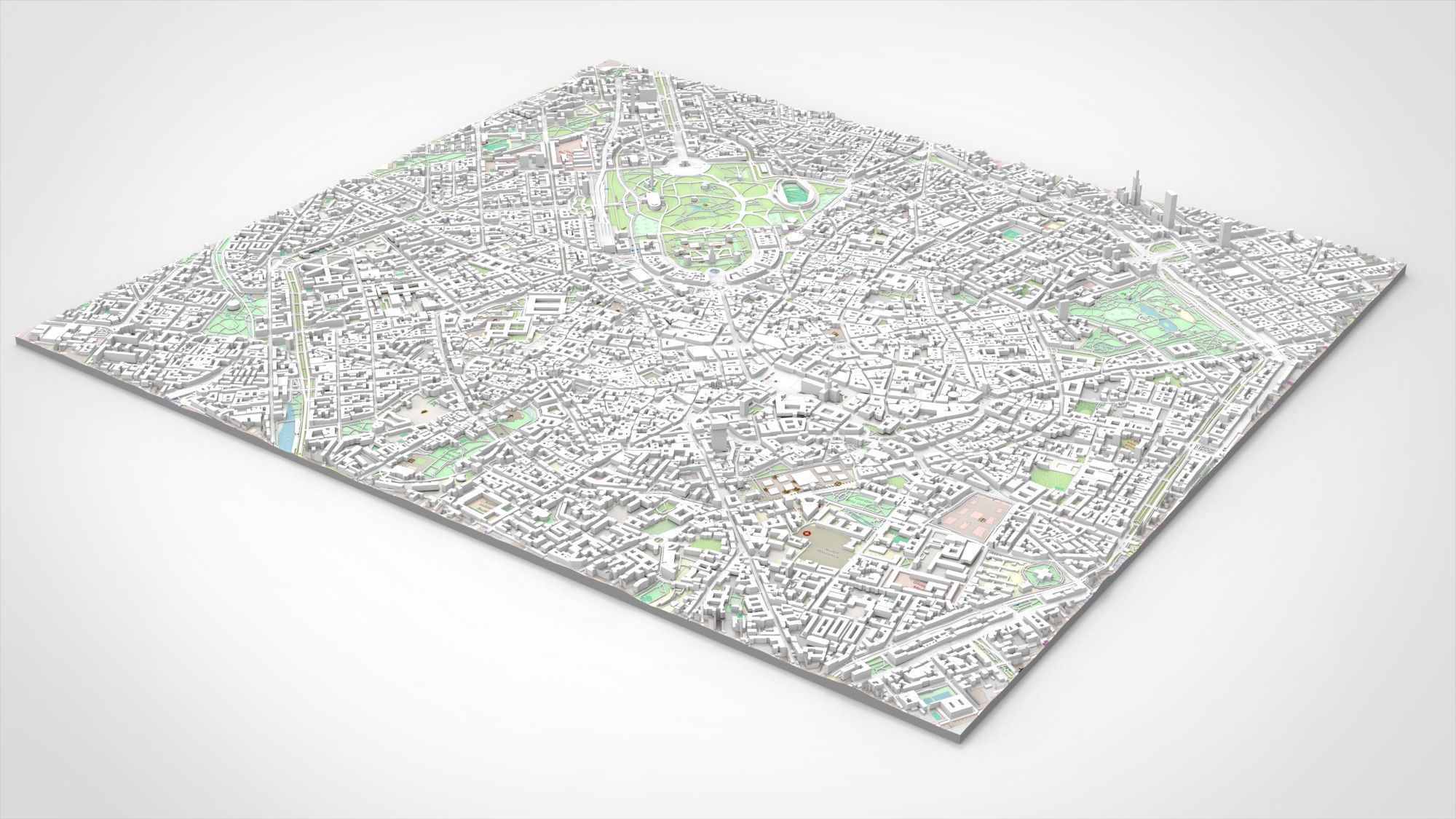 Cityscape Milan Italy 3D model_10