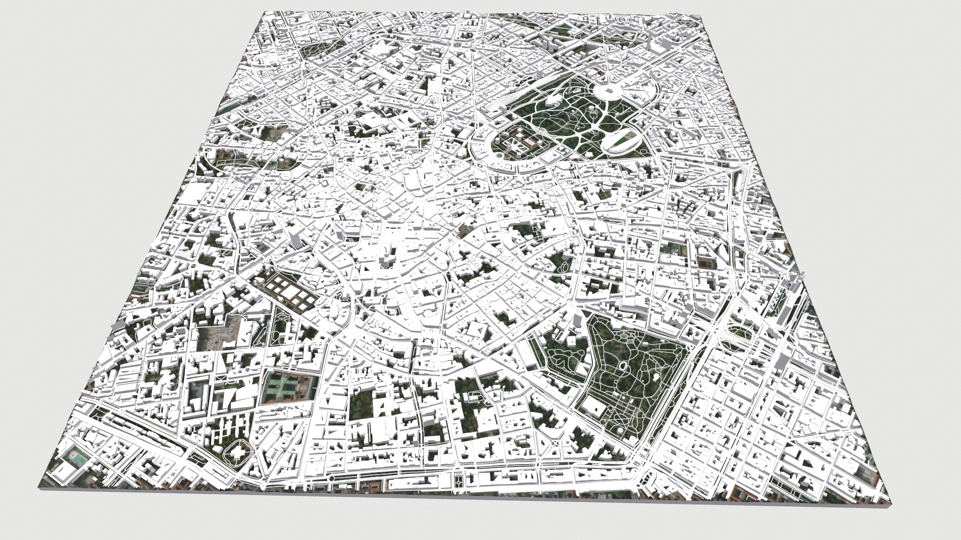 Cityscape Milan Italy 3D model_7