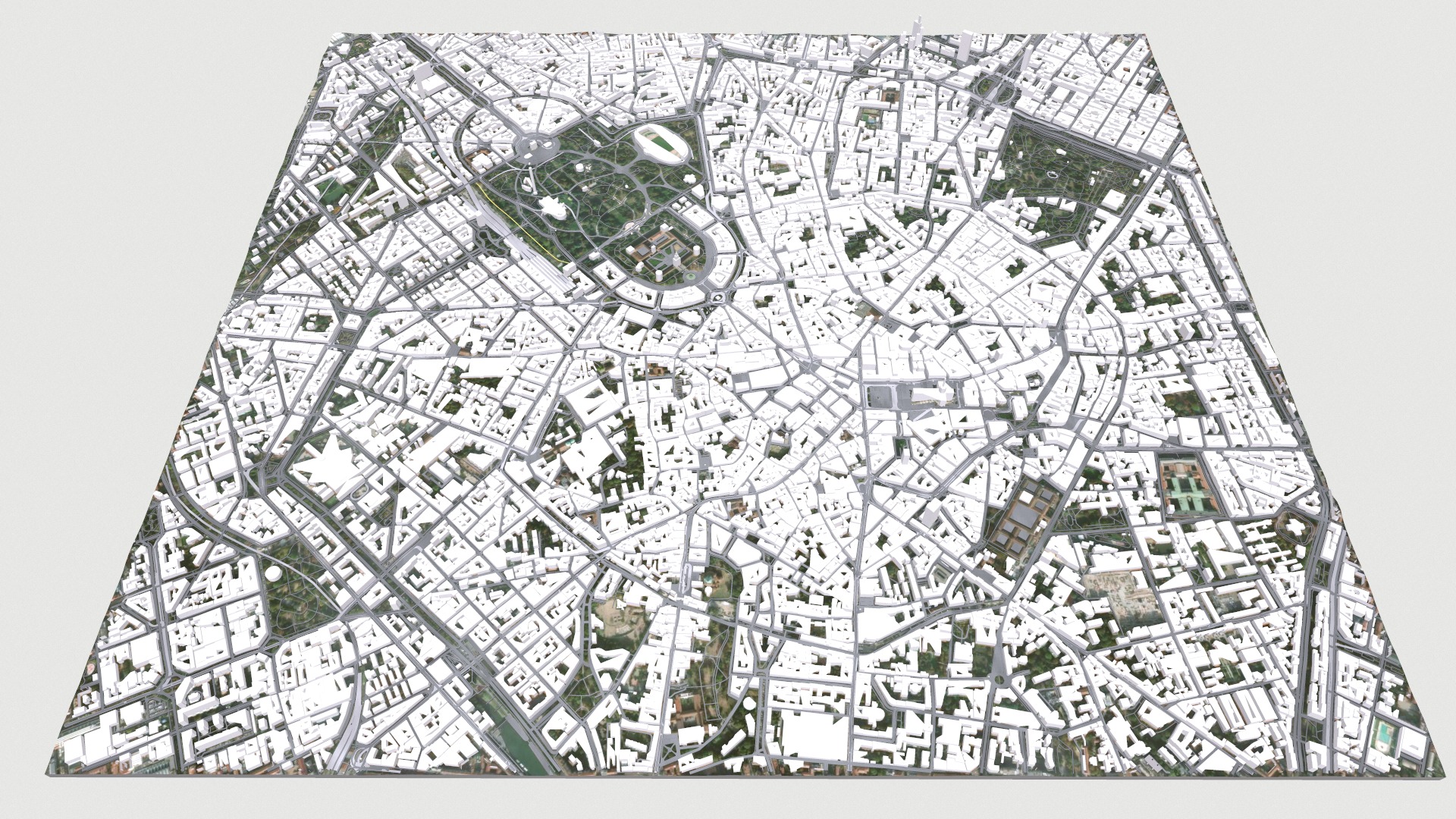 Cityscape Milan Italy 3D model_3