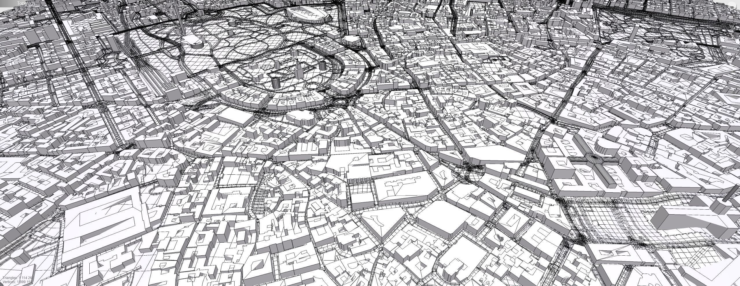 Cityscape Milan Italy 3D model_16