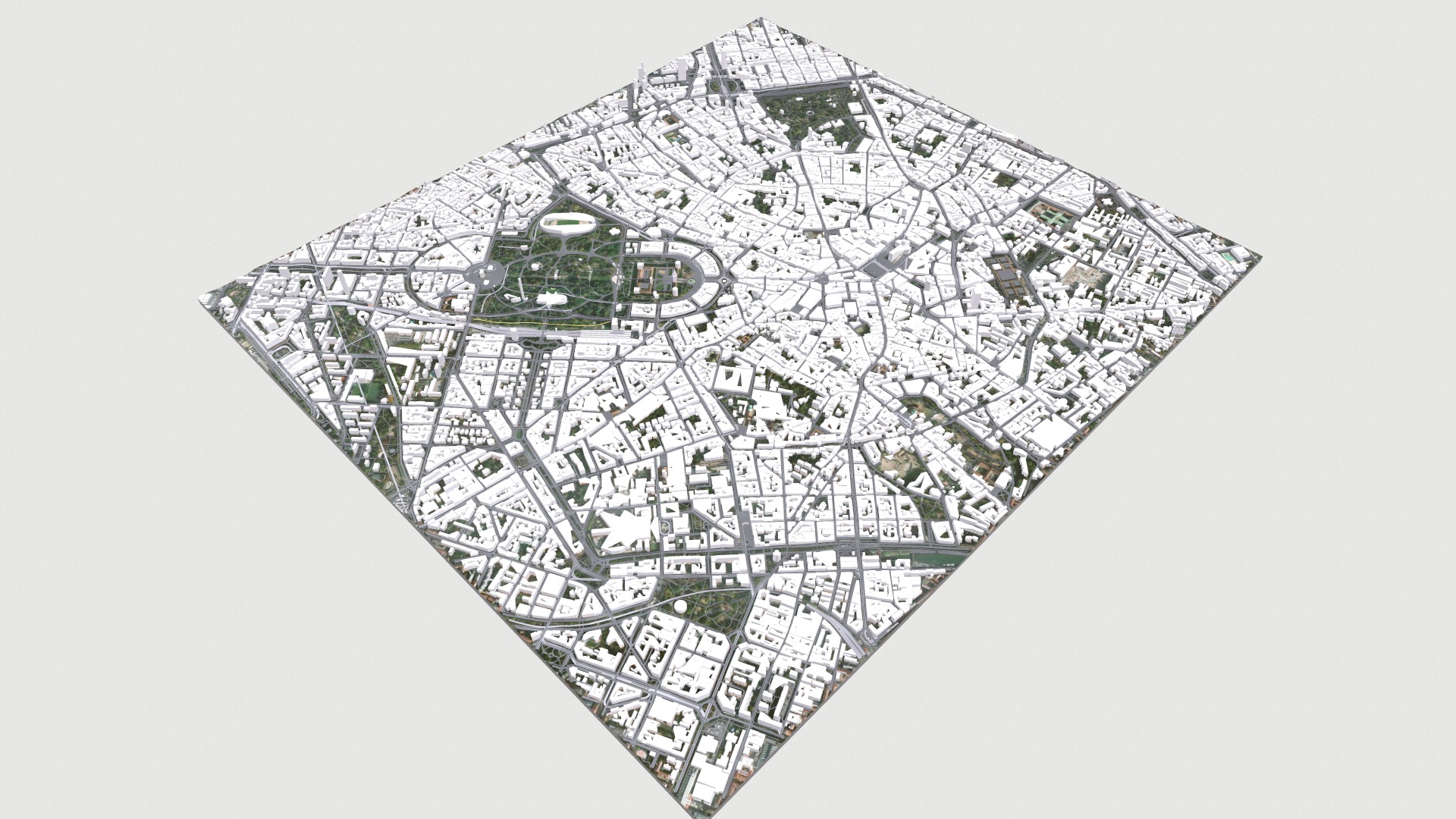 Cityscape Milan Italy 3D model_9