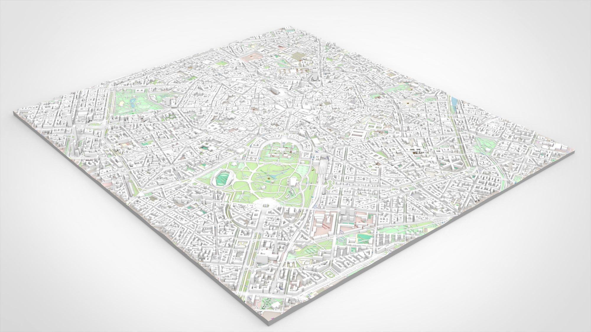 Cityscape Milan Italy 3D model_8