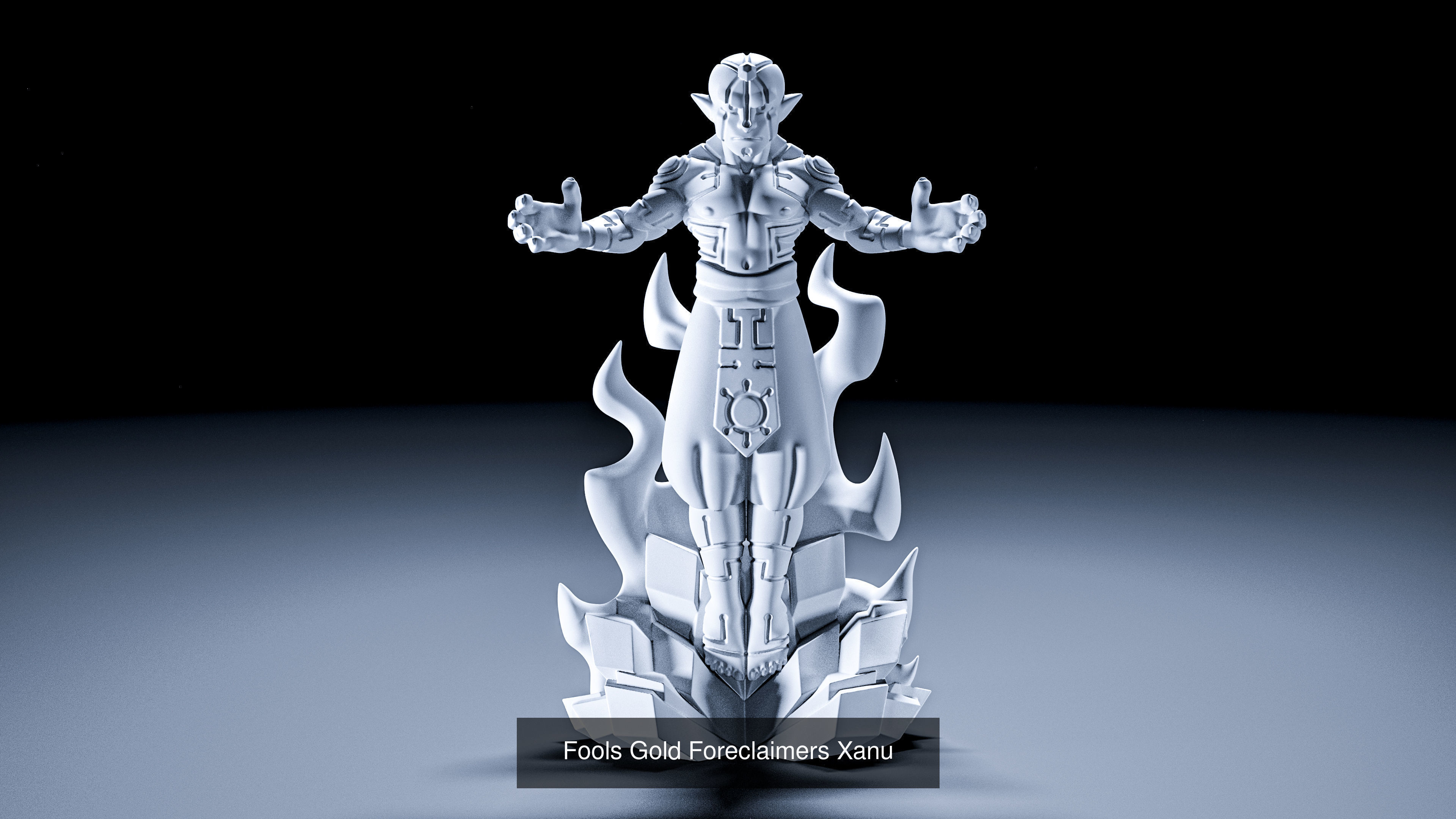 Fools Gold warrior 3D Model Collection_2