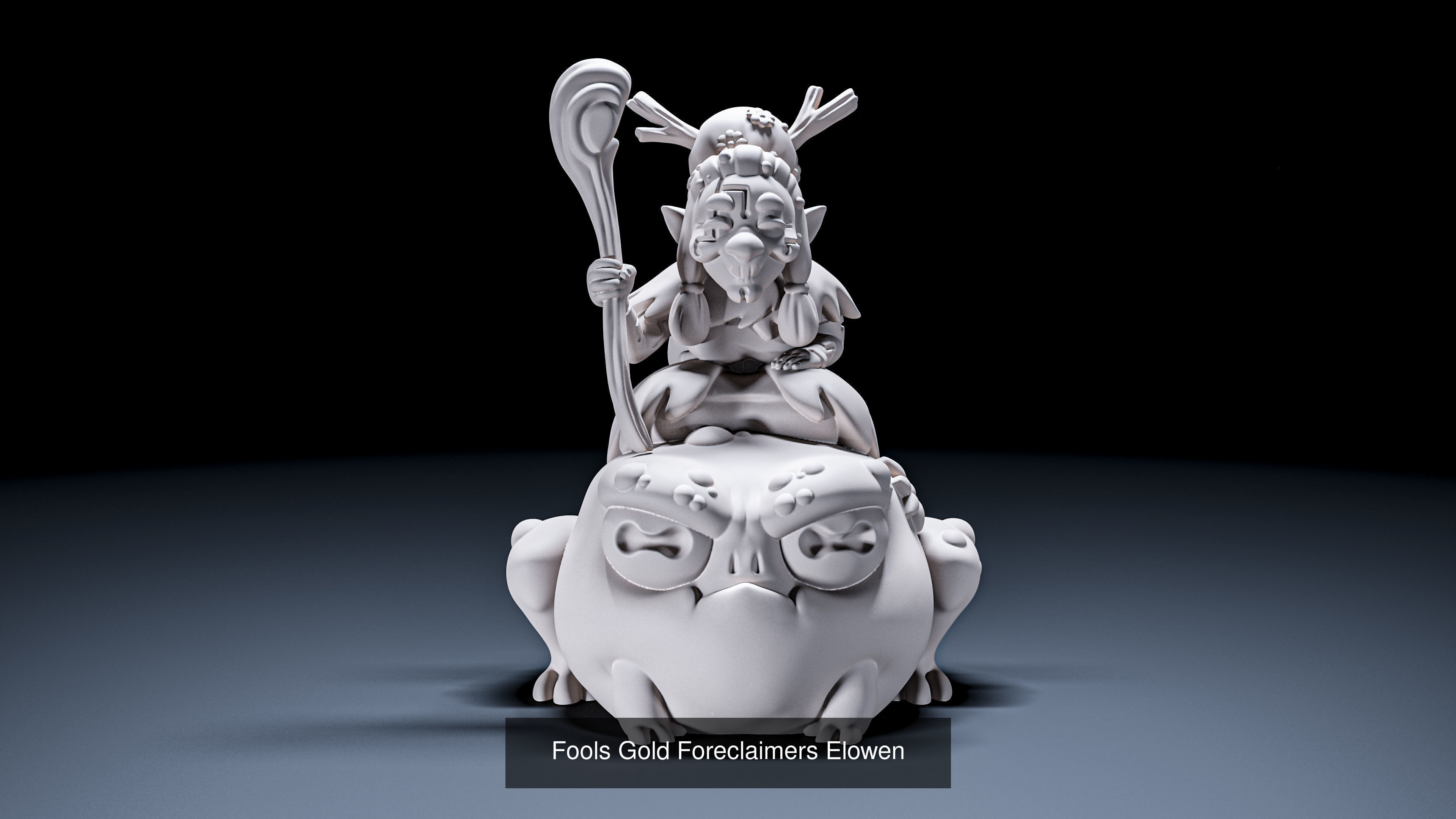 Fools Gold warrior 3D Model Collection_7