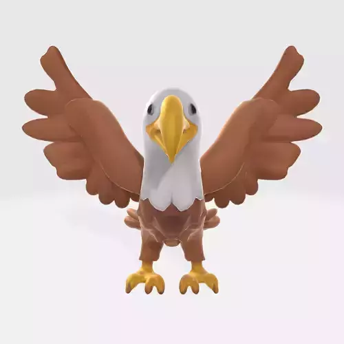 bald eagle spreading wings