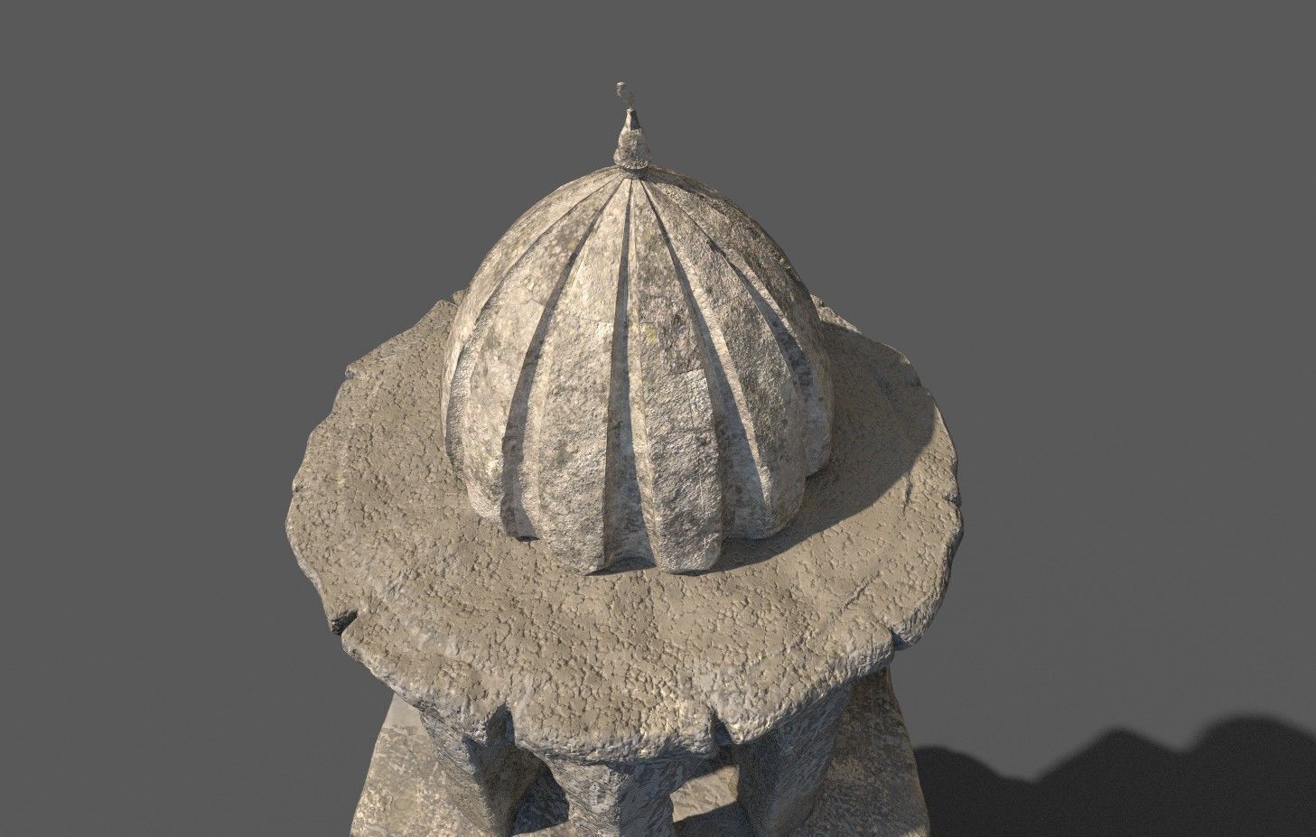 Islamic Mosque Minaret 3D model_10