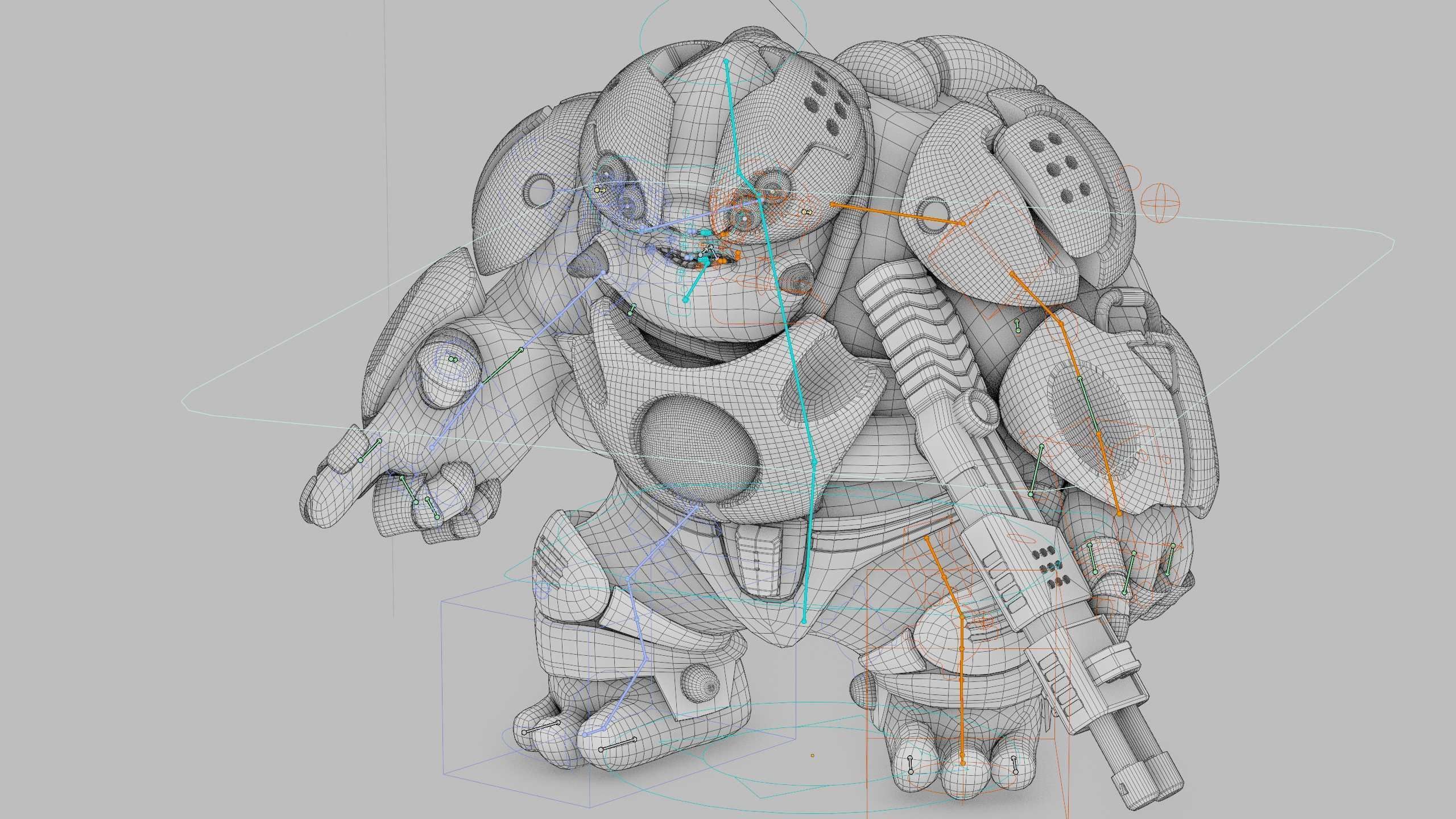 ALIEN MOBBY B-5 Rigged for Unreal Engine - Unity - MIXAMO 3D model_40