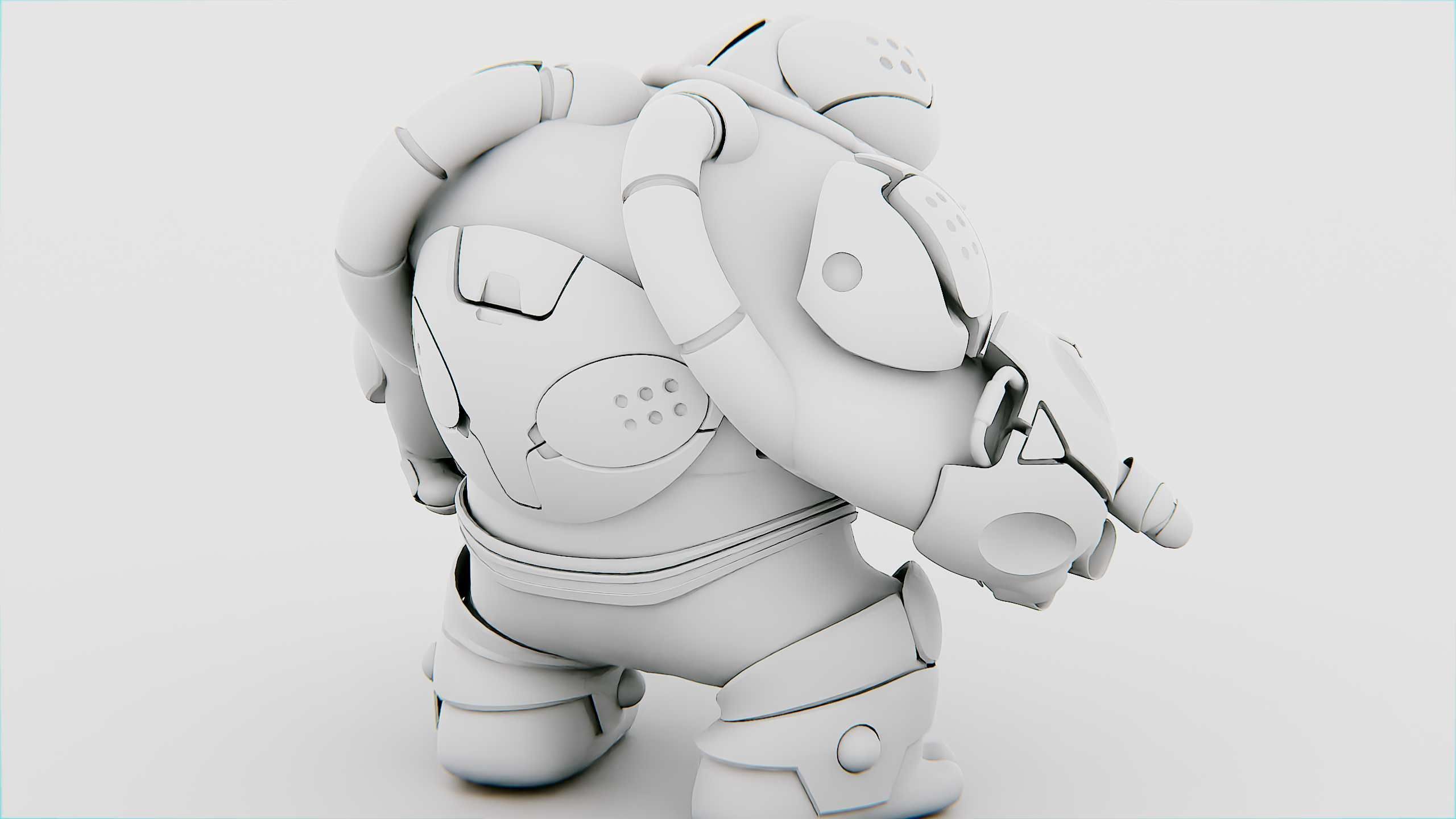 ALIEN MOBBY B-5 Rigged for Unreal Engine - Unity - MIXAMO 3D model_33