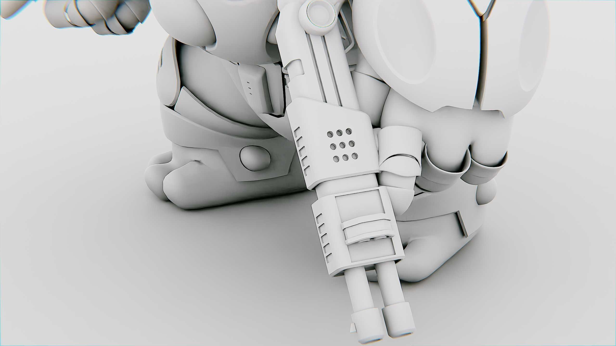 ALIEN MOBBY B-5 Rigged for Unreal Engine - Unity - MIXAMO 3D model_35