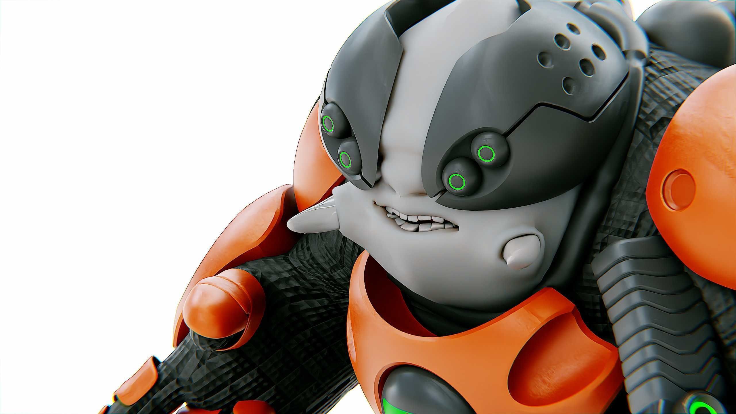 ALIEN MOBBY B-5 Rigged for Unreal Engine - Unity - MIXAMO 3D model_28