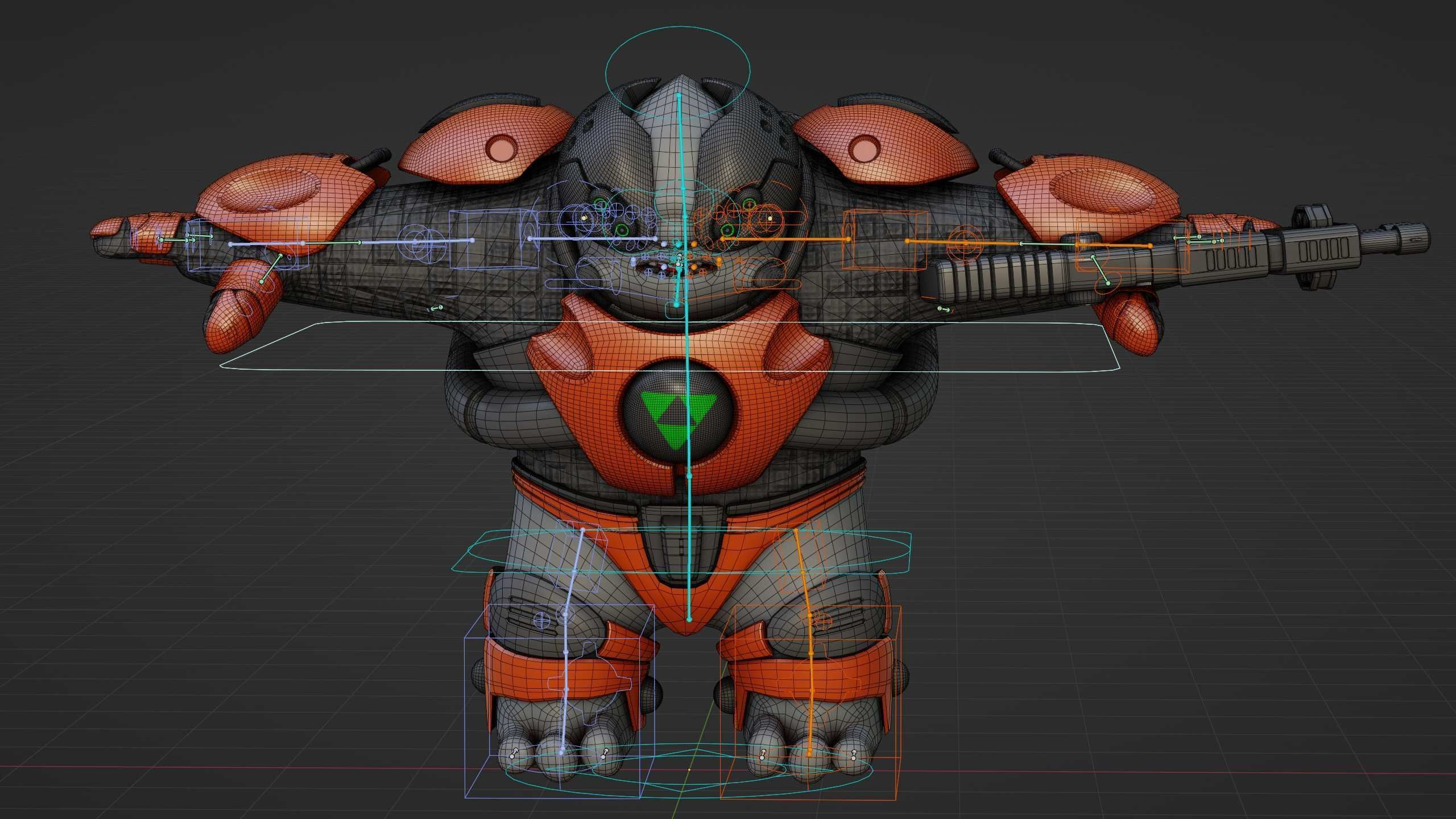 ALIEN MOBBY B-5 Rigged for Unreal Engine - Unity - MIXAMO 3D model_39