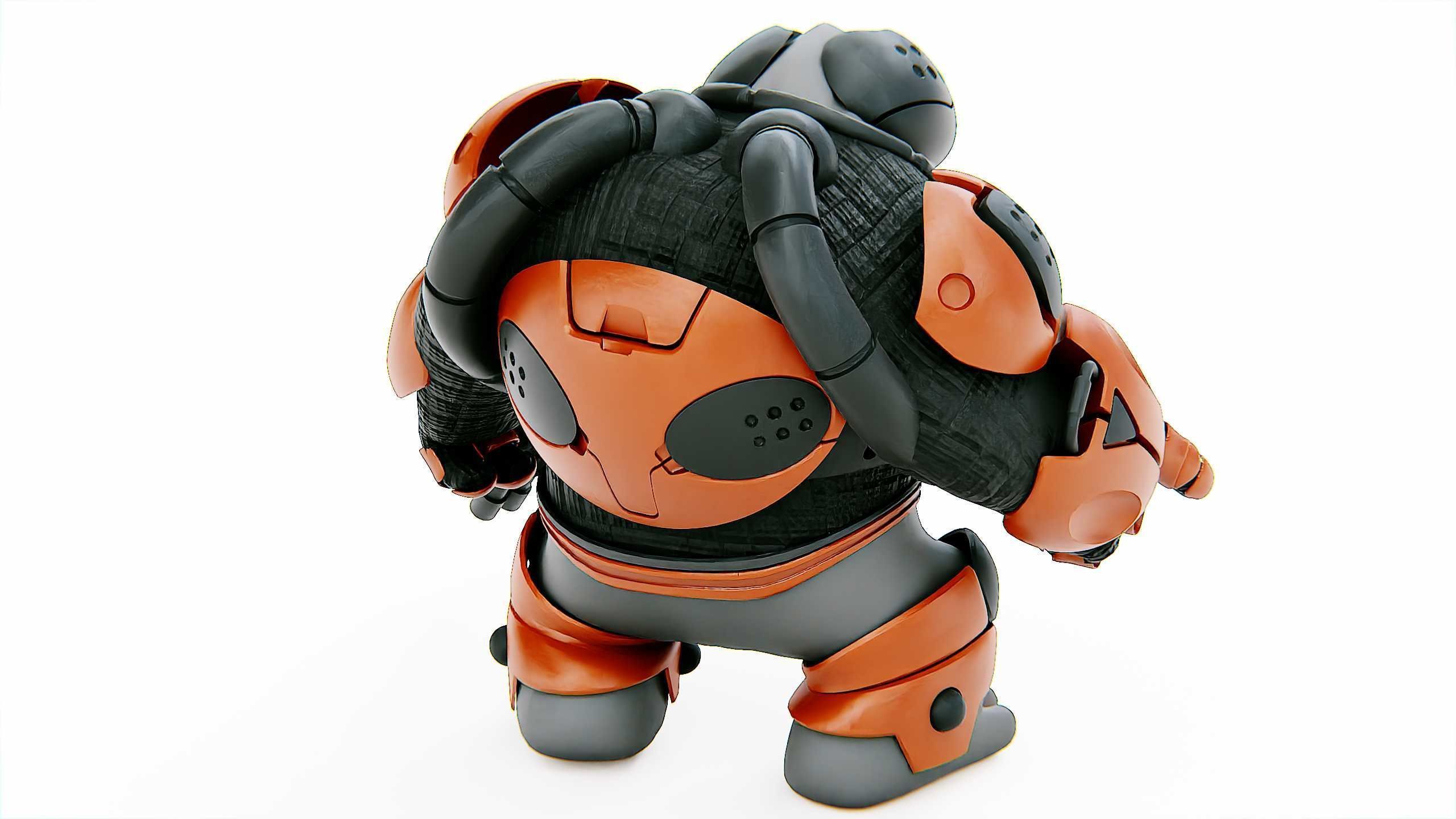 ALIEN MOBBY B-5 Rigged for Unreal Engine - Unity - MIXAMO 3D model_13