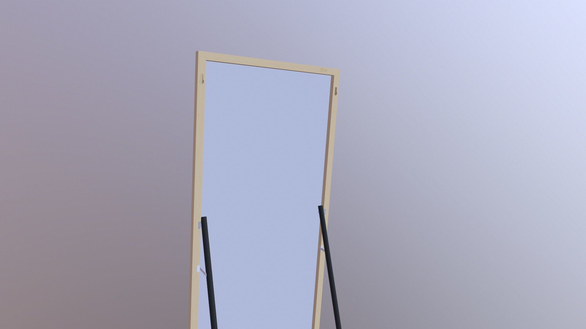 Square Mirror 3D model_7