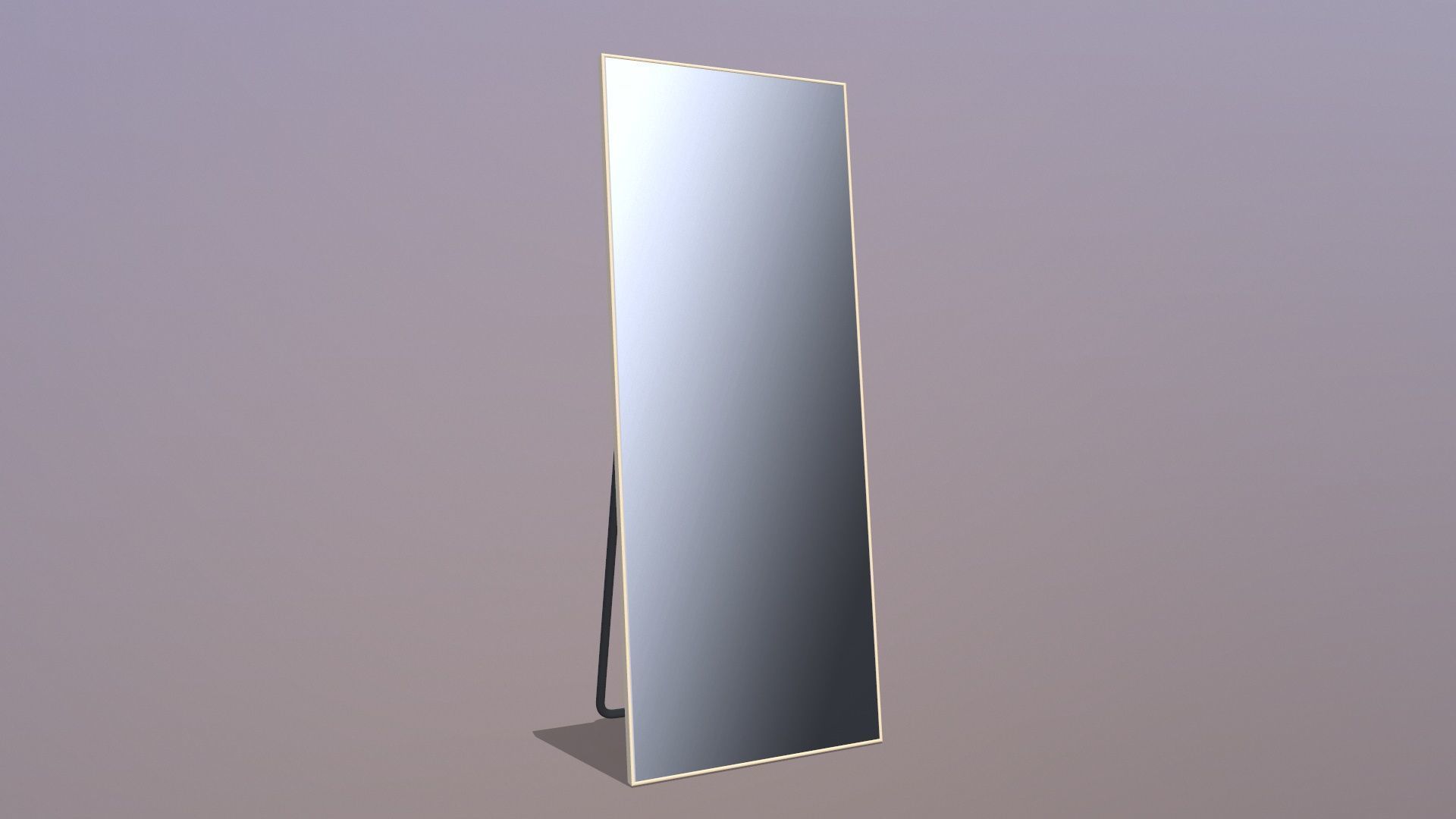 Square Mirror 3D model_3
