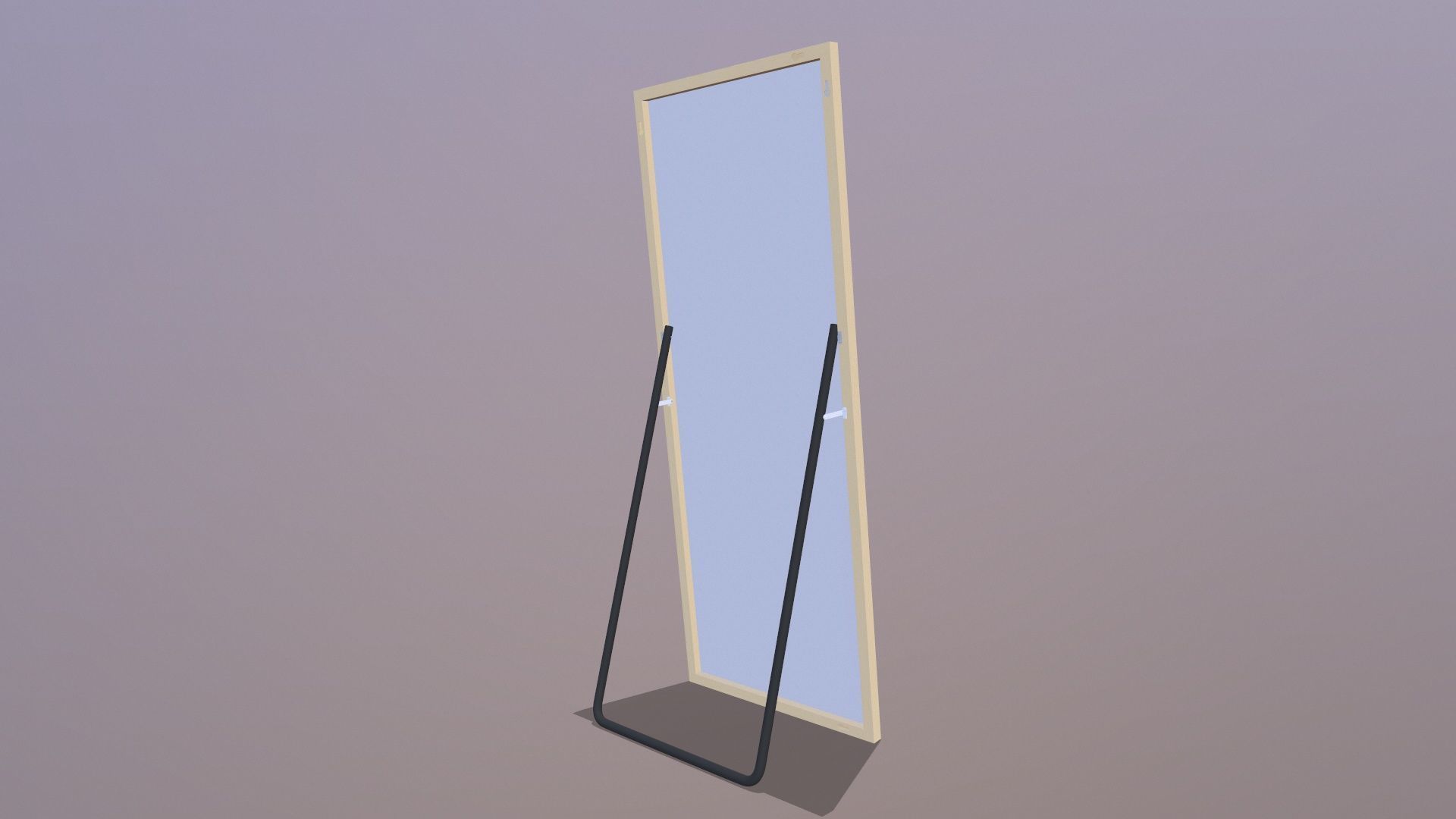 Square Mirror 3D model_4