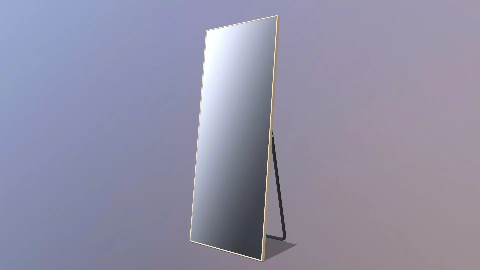 Square Mirror 3D model_0