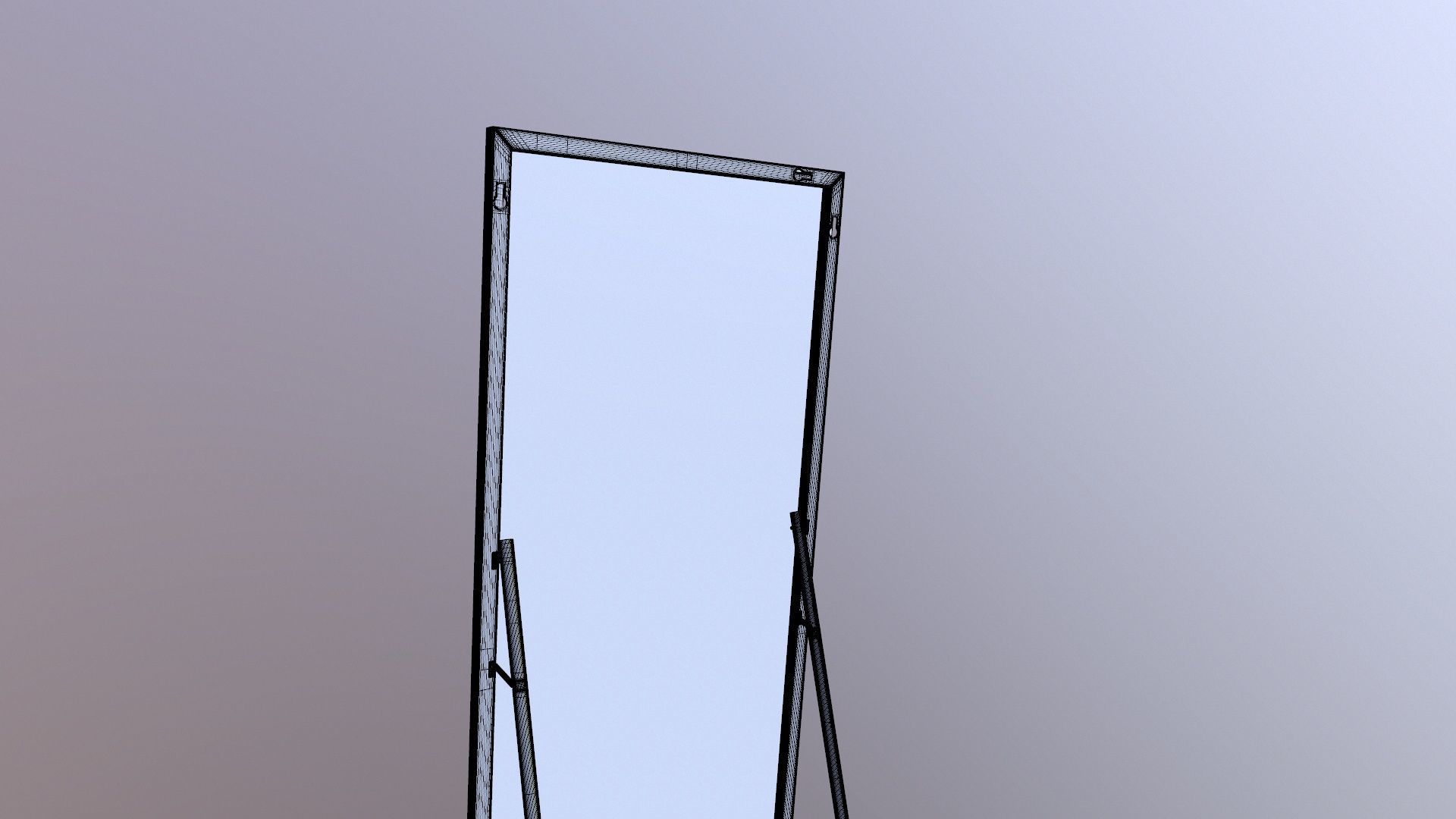 Square Mirror 3D model_8
