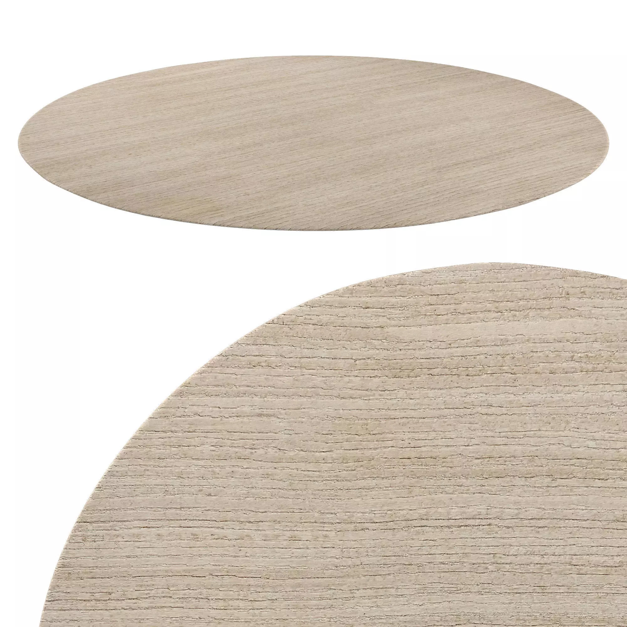 Nova Hand-Knotted Round Rug 3D model_0