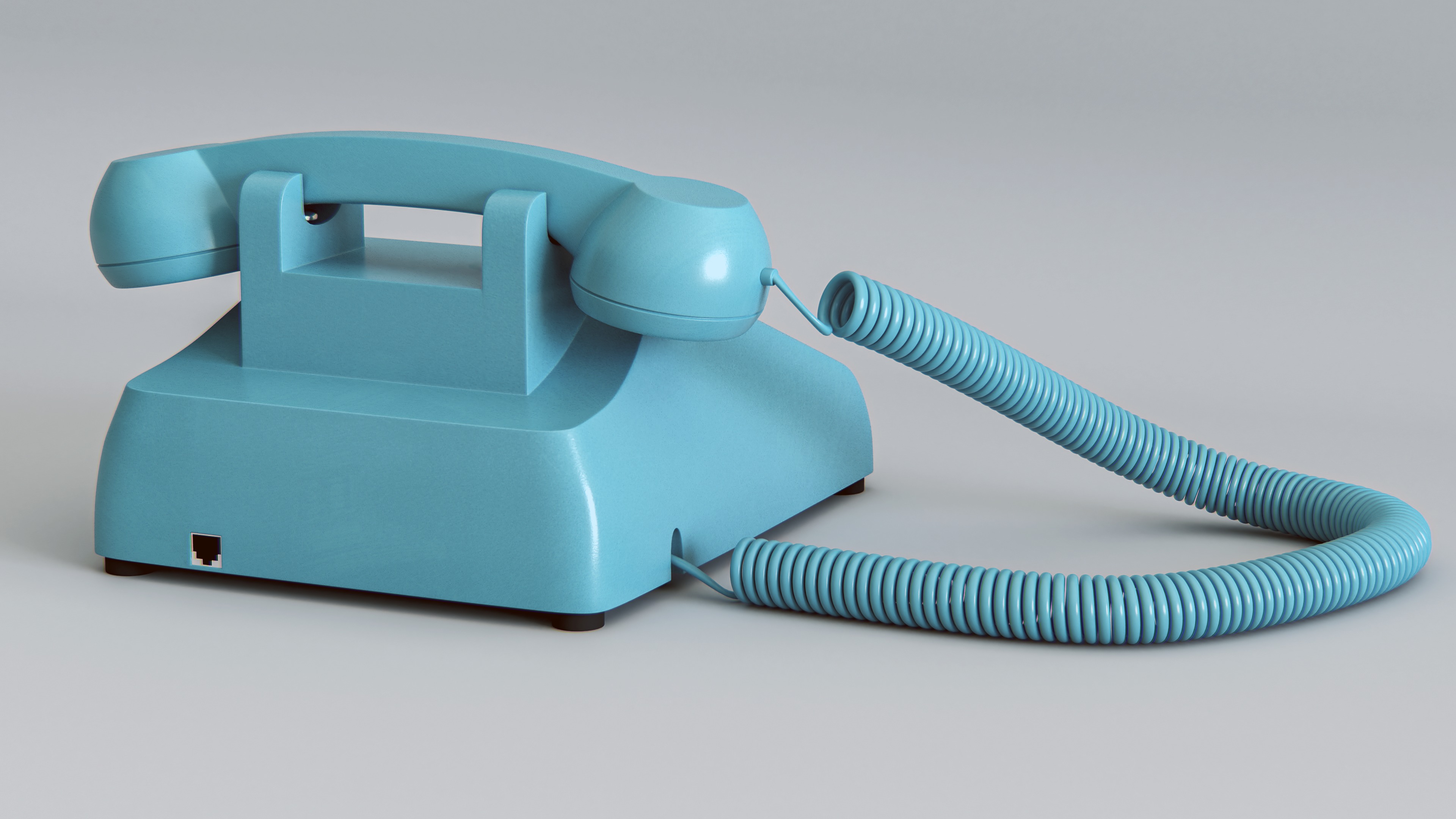 Vintage Phone 3D model_1