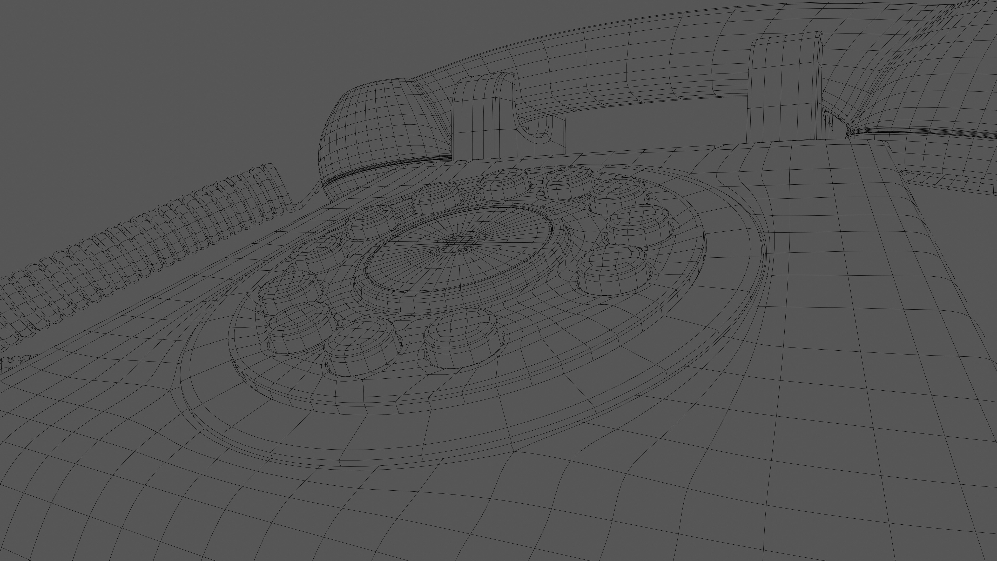 Vintage Phone 3D model_7