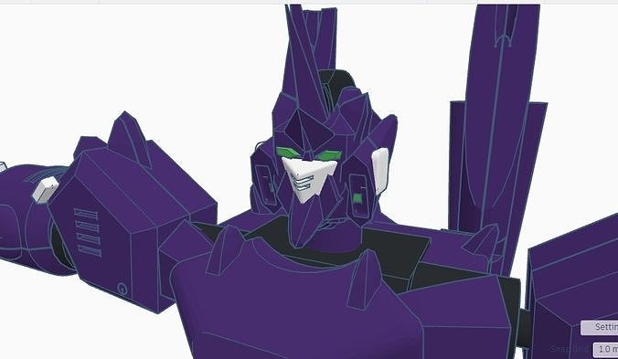 obsidian mecha Free 3D print model