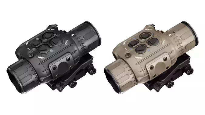 PIXELS ON TARGET VOODOO-S THERMAL SIGHT Low-poly 3D model