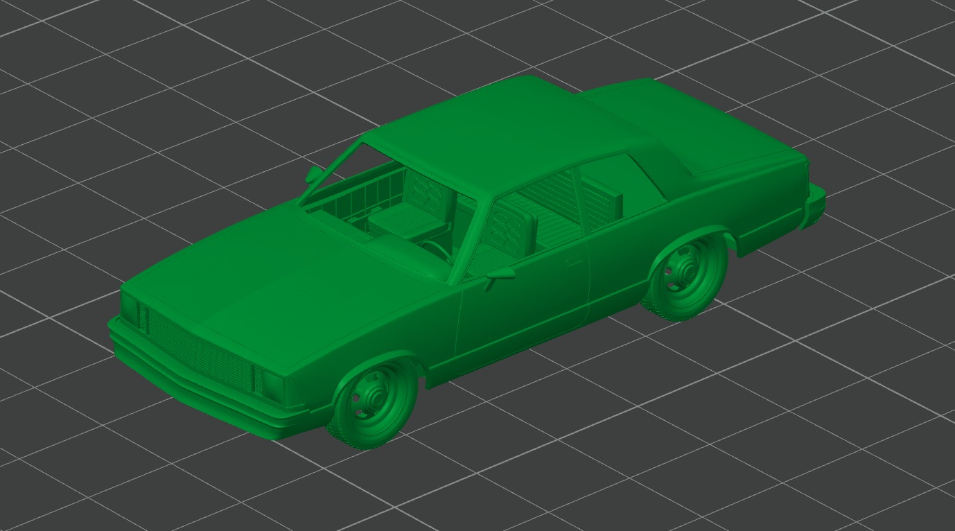 Chevrolet Malibu Coupe 1981 3D Print Model 3D print model_60