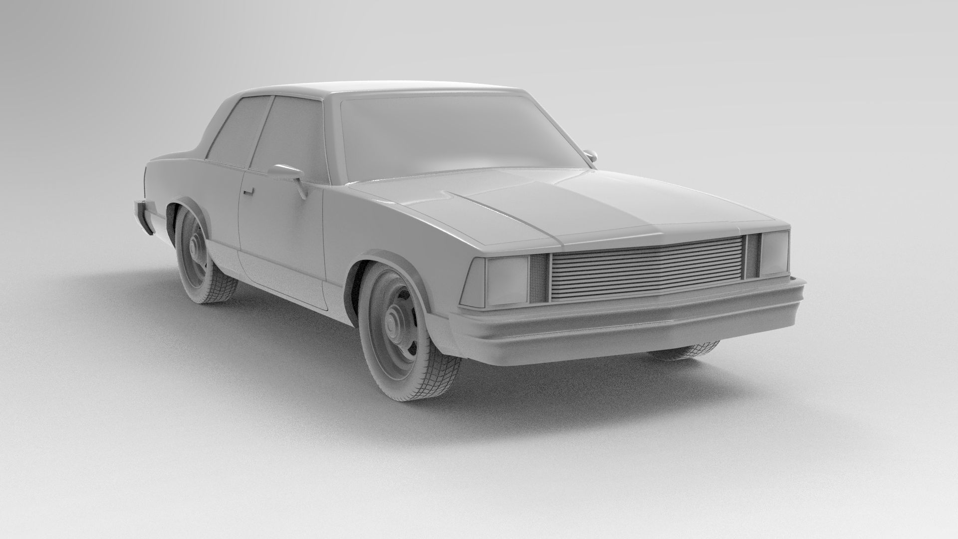 Chevrolet Malibu Coupe 1981 3D Print Model 3D print model_3
