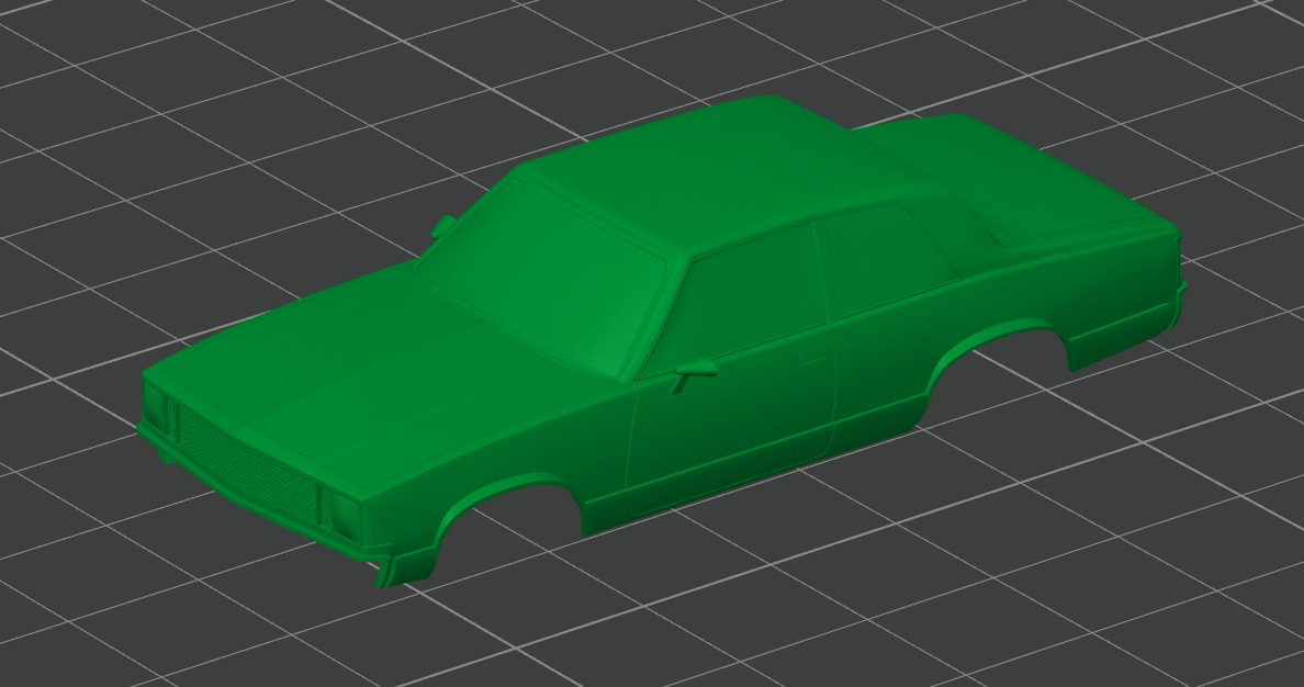 Chevrolet Malibu Coupe 1981 3D Print Model 3D print model_57
