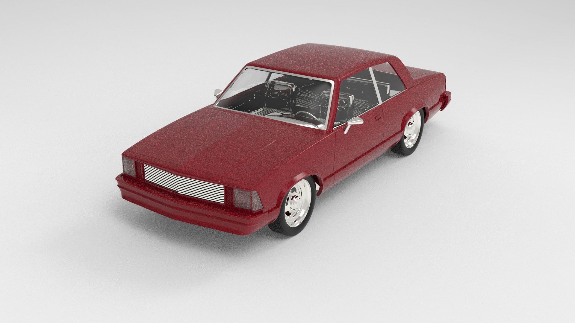 Chevrolet Malibu Coupe 1981 3D Print Model 3D print model_9