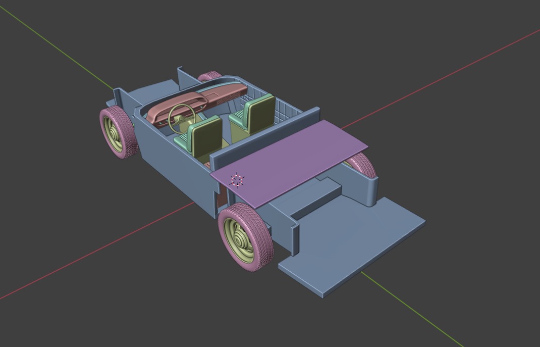 Chevrolet Malibu Coupe 1981 3D Print Model 3D print model_41