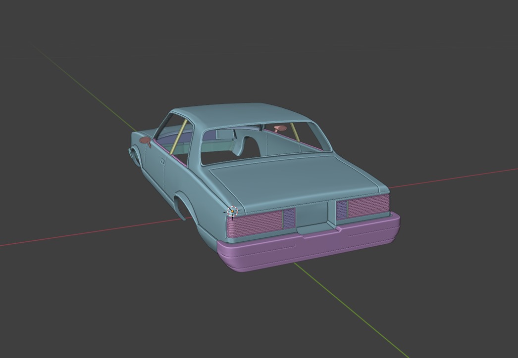 Chevrolet Malibu Coupe 1981 3D Print Model 3D print model_37