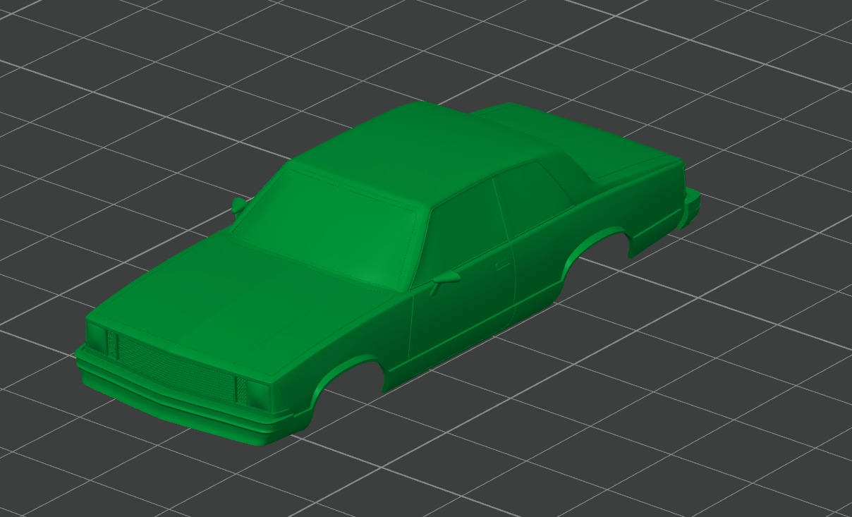 Chevrolet Malibu Coupe 1981 3D Print Model 3D print model_55