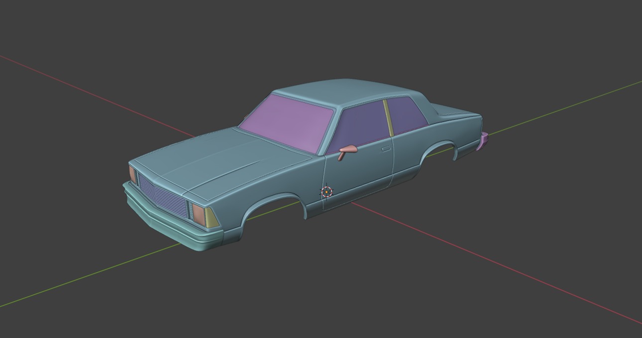 Chevrolet Malibu Coupe 1981 3D Print Model 3D print model_38