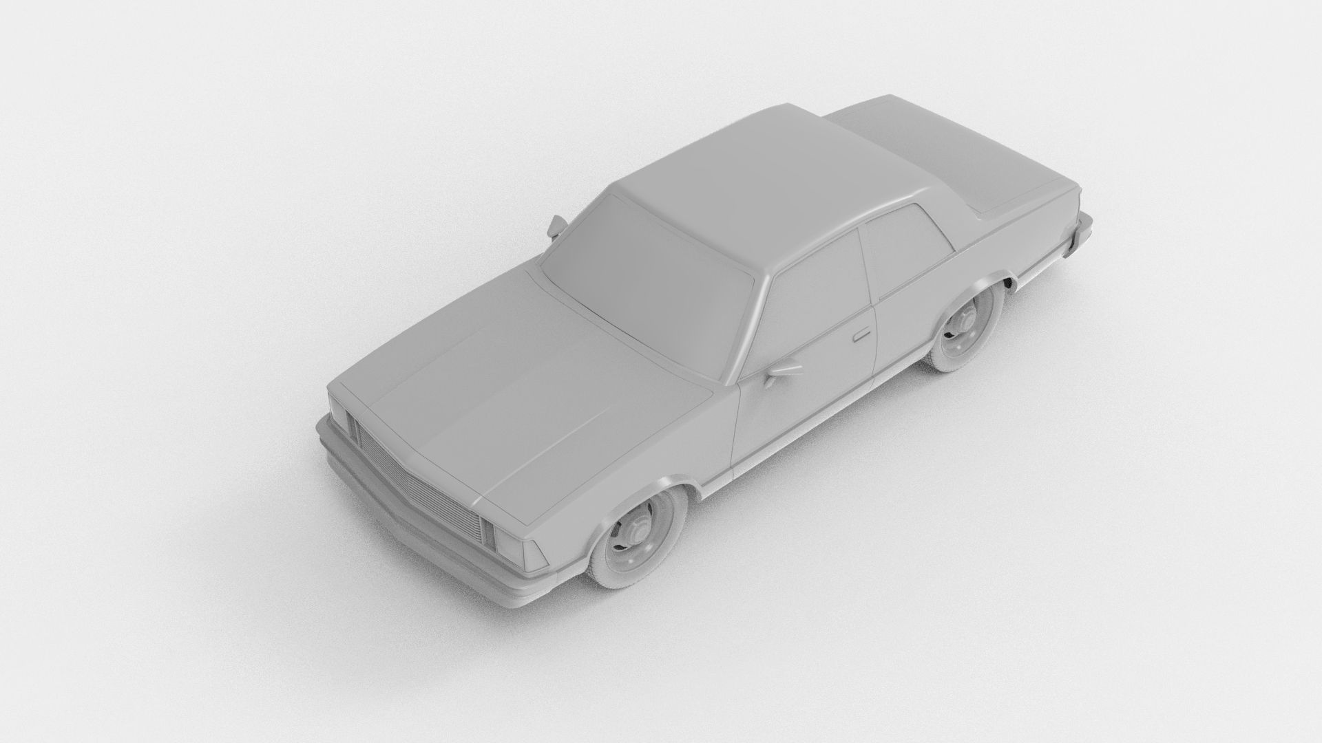 Chevrolet Malibu Coupe 1981 3D Print Model 3D print model_2