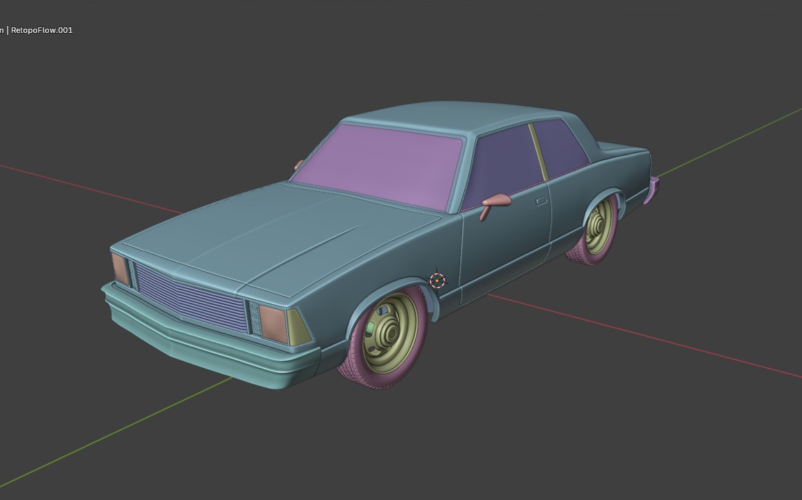 Chevrolet Malibu Coupe 1981 3D Print Model 3D print model_48