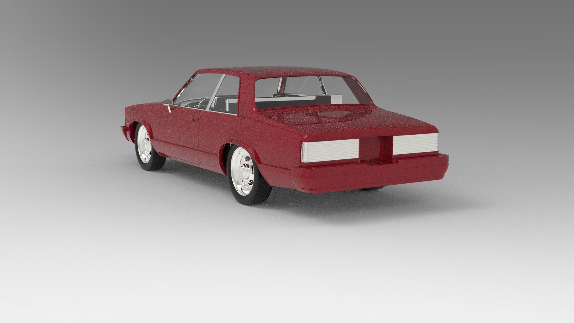 Chevrolet Malibu Coupe 1981 3D Print Model 3D print model_10