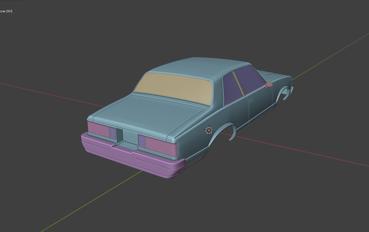 Chevrolet Malibu Coupe 1981 3D Print Model 3D print model_39