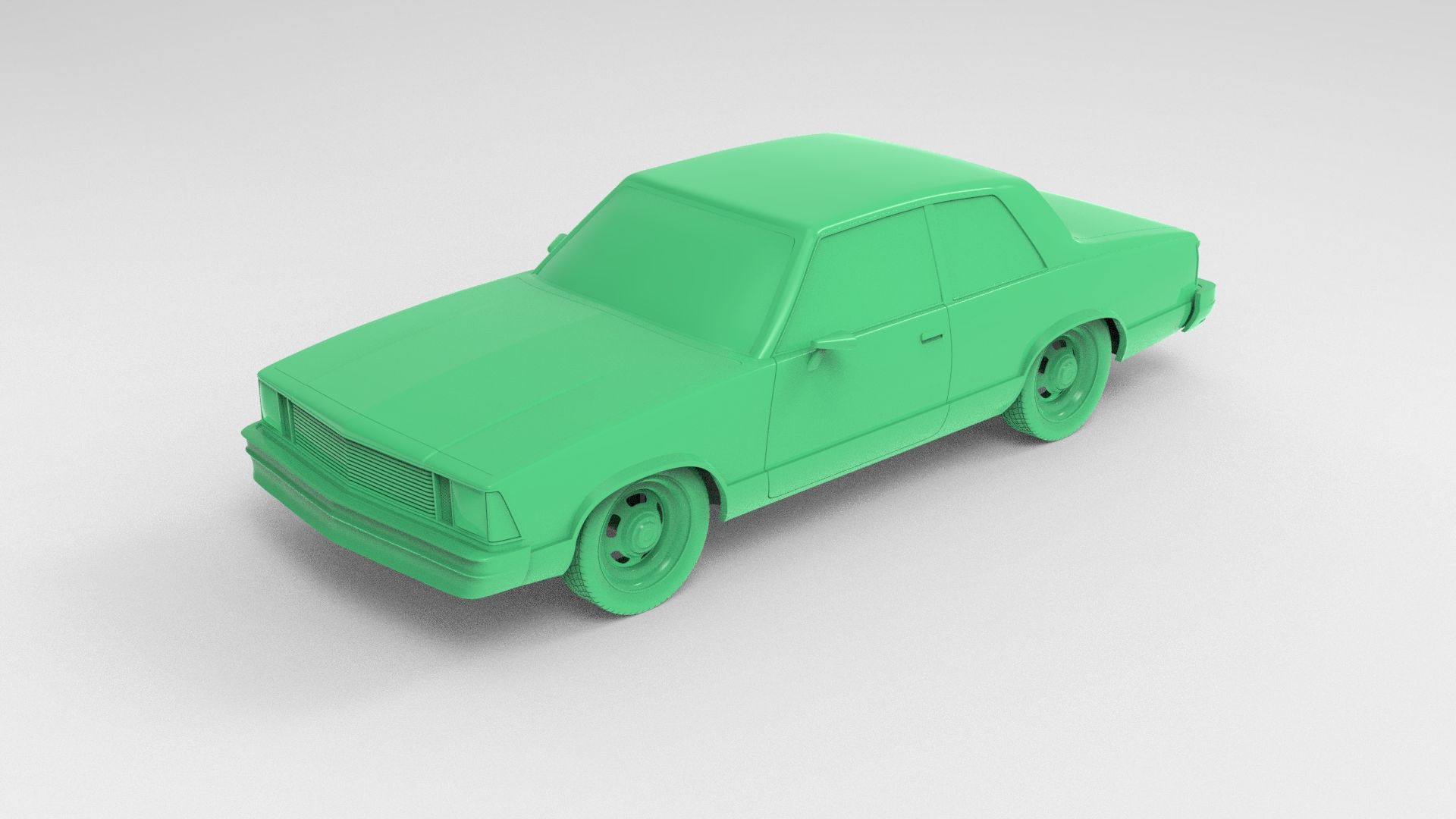 Chevrolet Malibu Coupe 1981 3D Print Model 3D print model_8