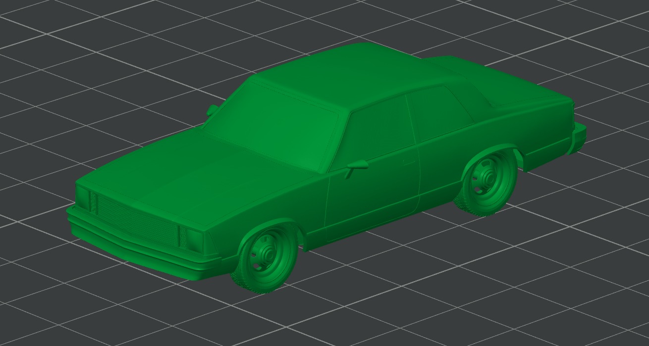 Chevrolet Malibu Coupe 1981 3D Print Model 3D print model_59